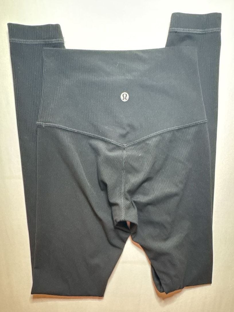 Lululemon Align High-Rise Ribbed Legging Black 3