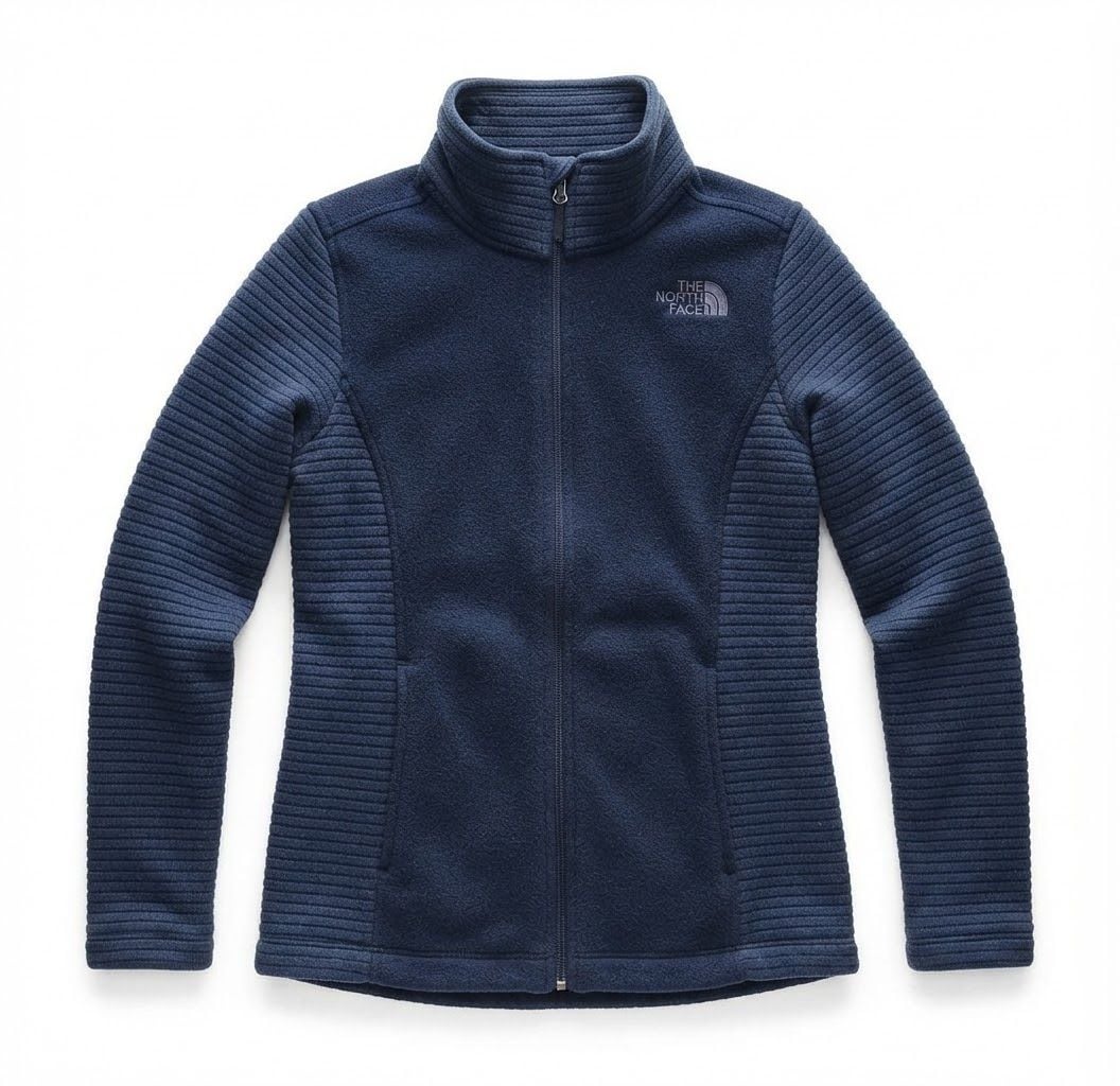 The North Face Indi Full Zip Fleece Jacket Size Small Blue 2