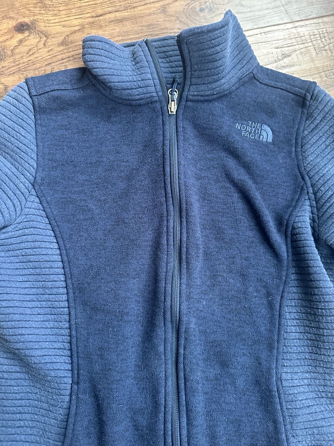 The North Face Indi Full Zip Fleece Jacket Size Small Blue 4