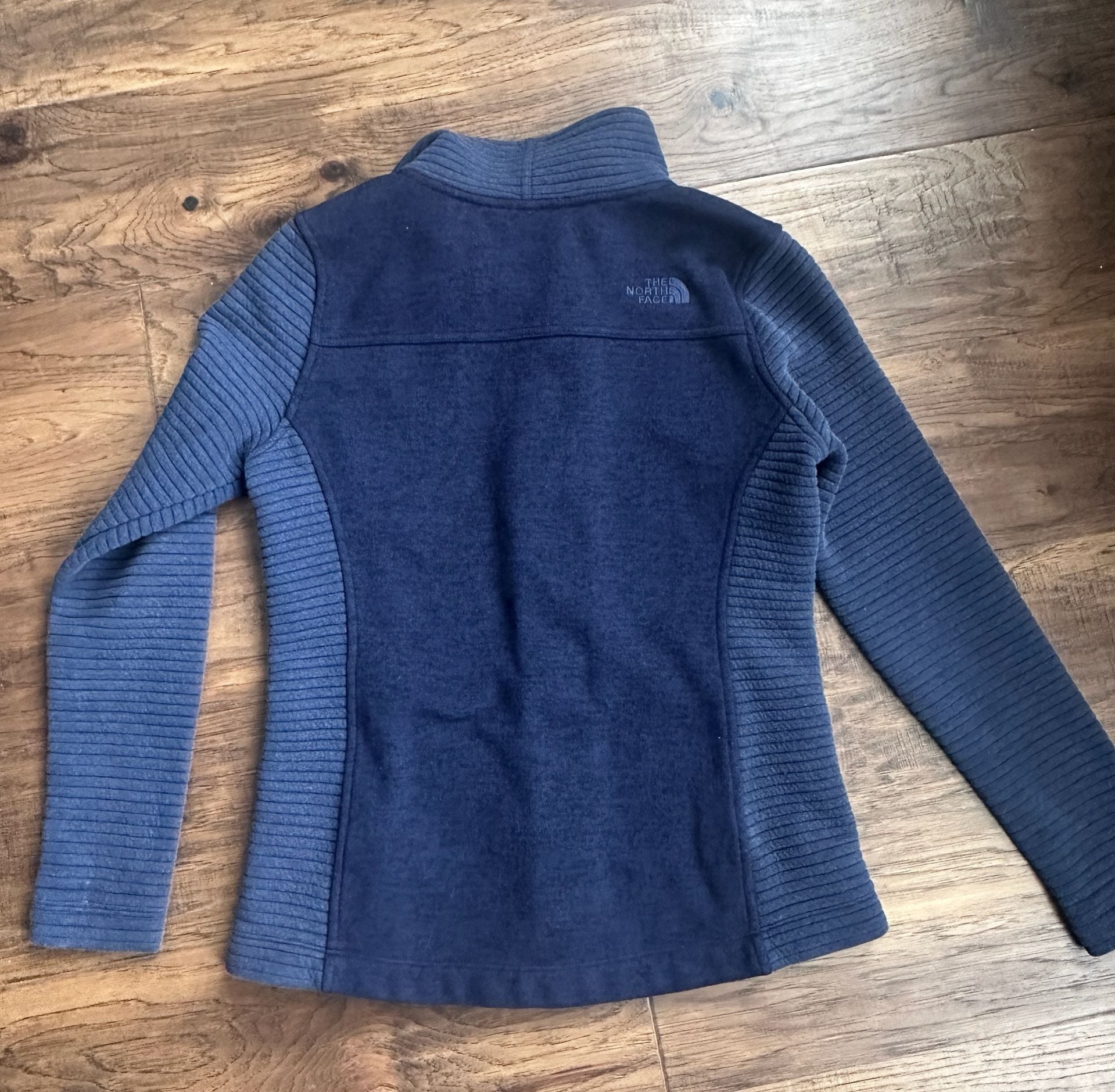 The North Face Indi Full Zip Fleece Jacket Size Small Blue 6
