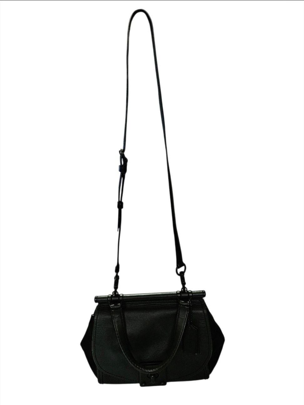 Coach Drifter Top-Handle Satchel Black Mixed Leather 38388 4