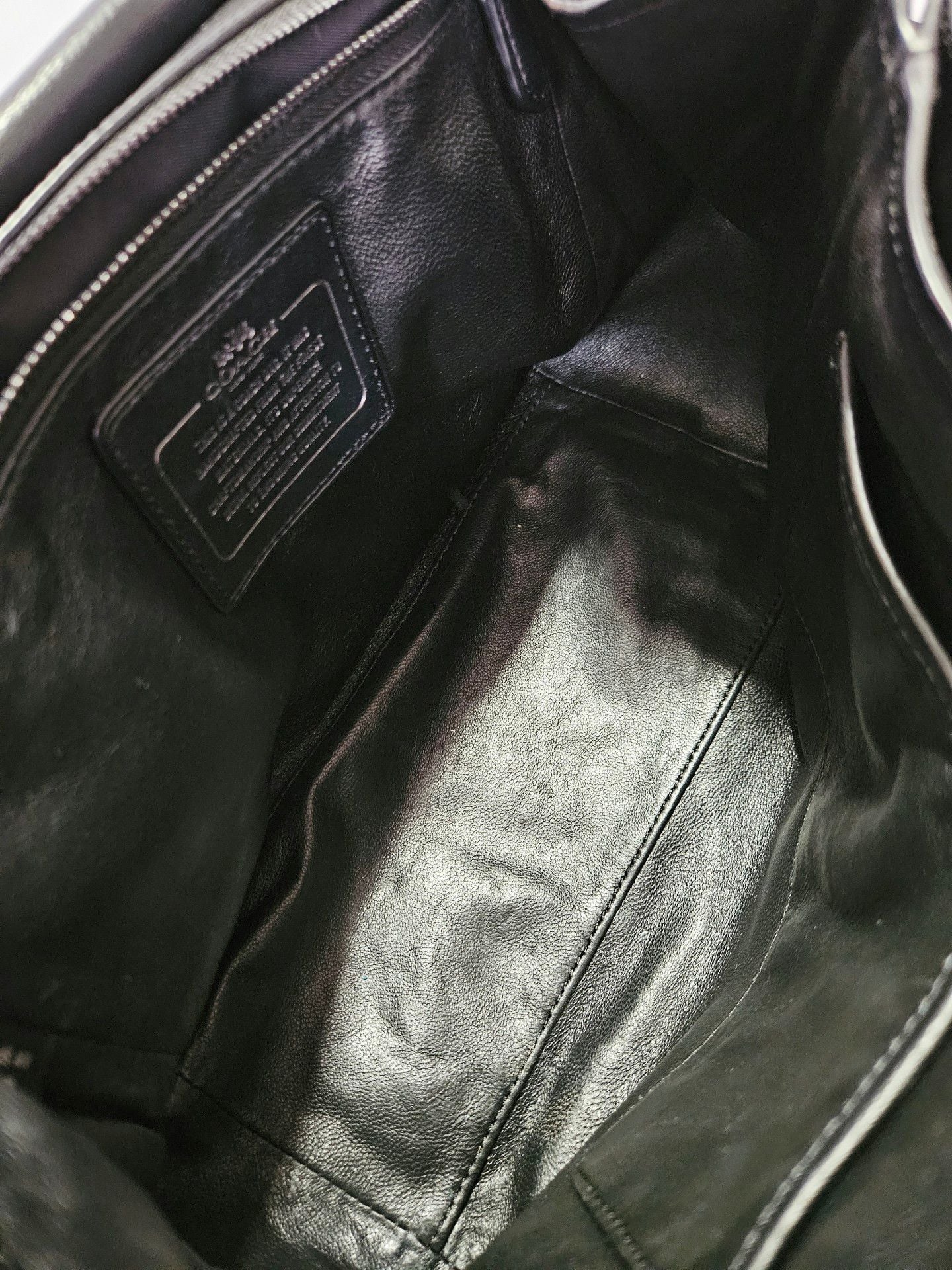 Coach Drifter Top-Handle Satchel Black Mixed Leather 38388 5