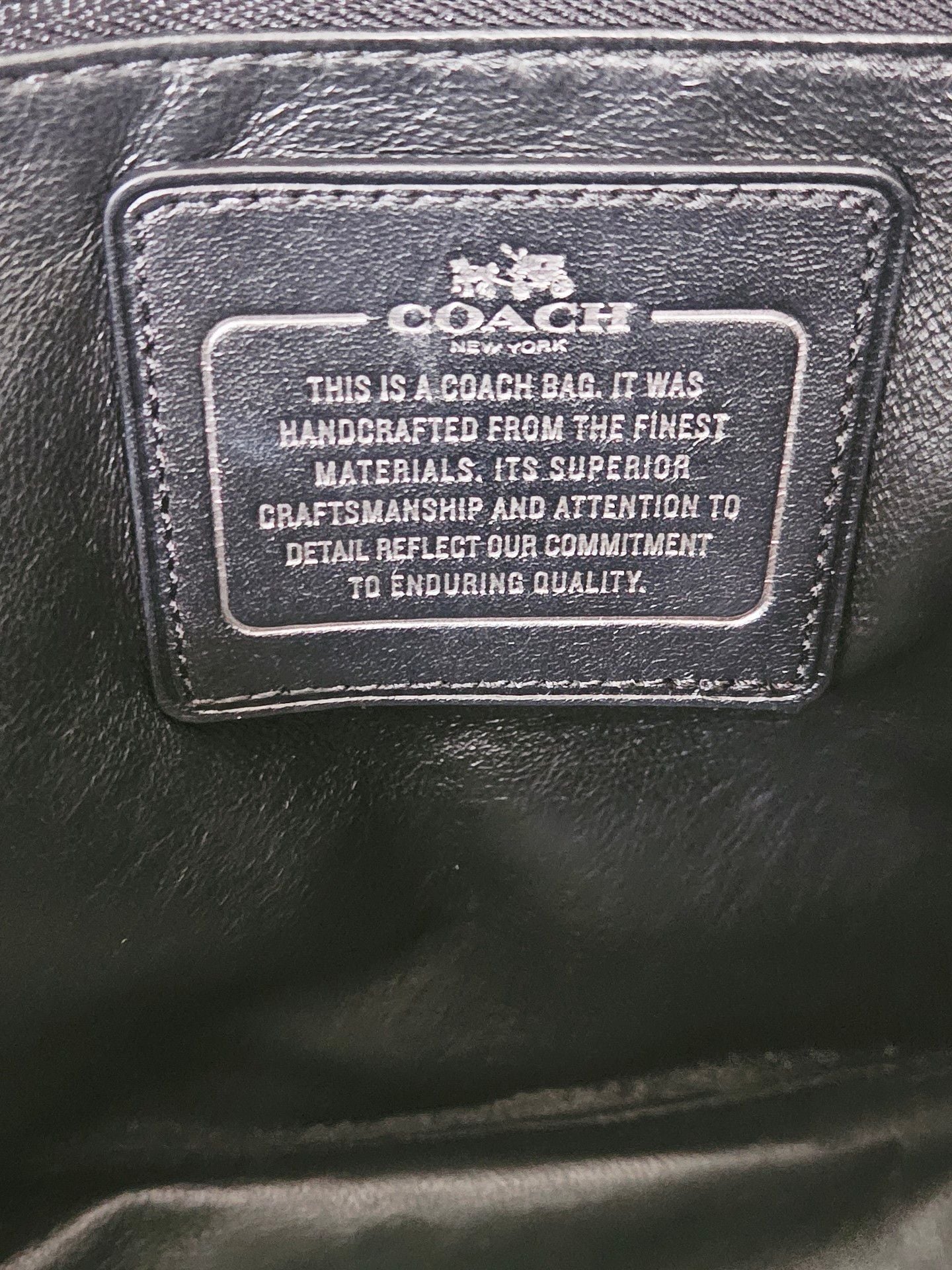 Coach Drifter Top-Handle Satchel Black Mixed Leather 38388 7