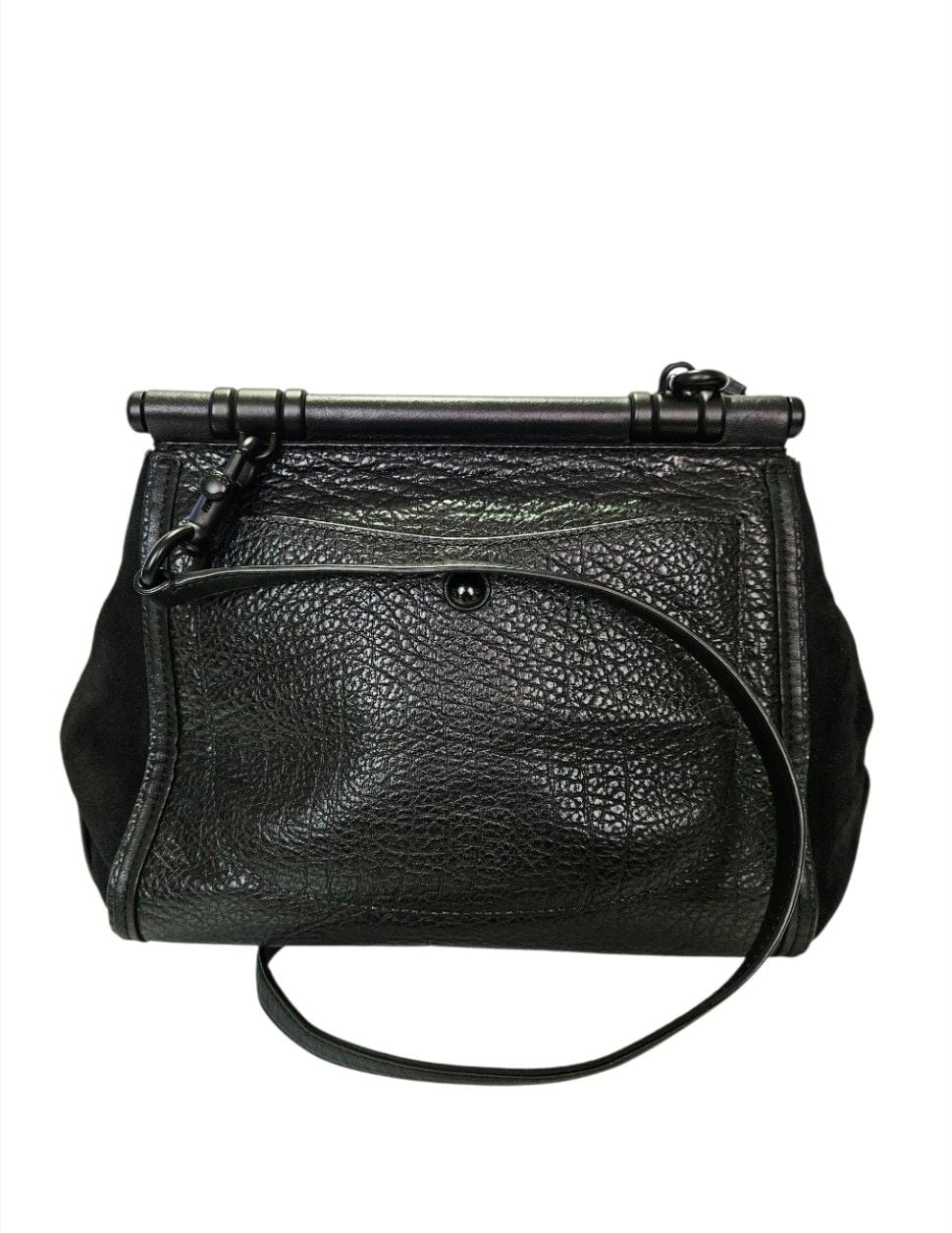 Coach Drifter Top-Handle Satchel Black Mixed Leather 38388 12