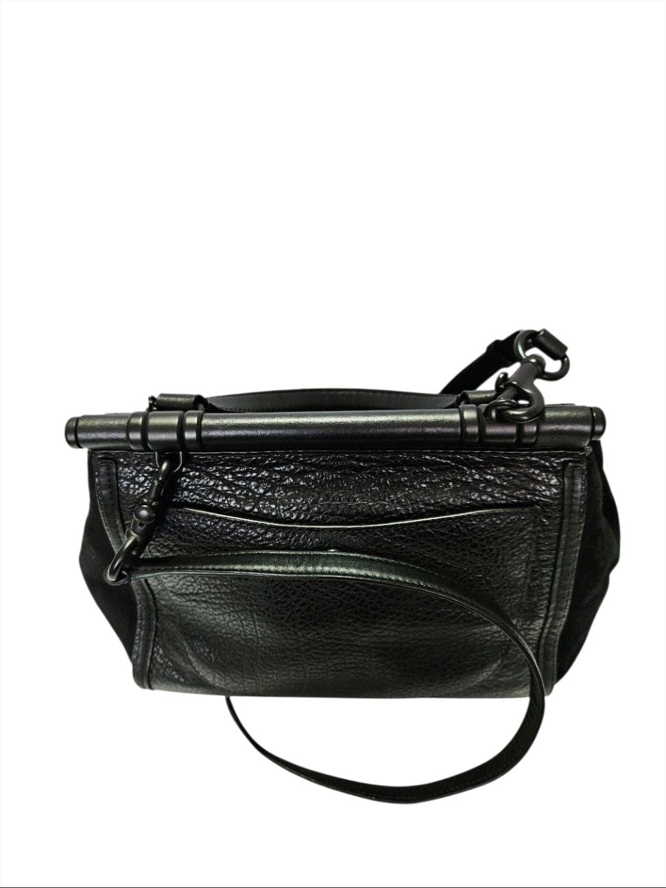 Coach Drifter Top-Handle Satchel Black Mixed Leather 38388 14