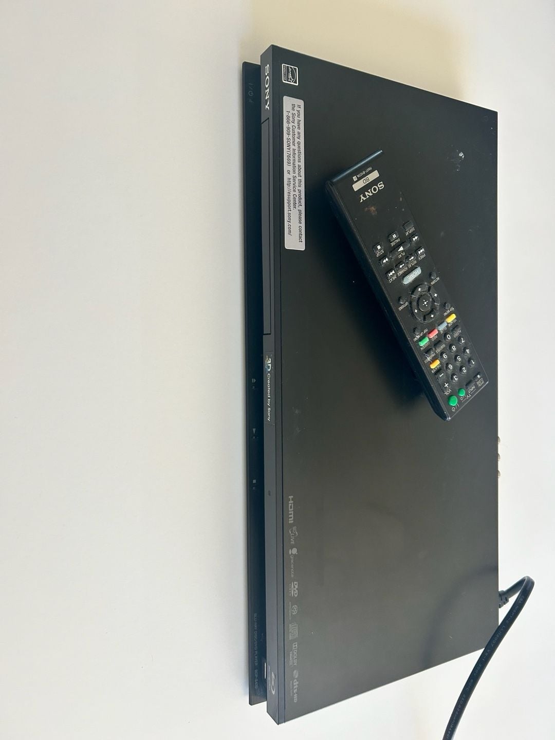 Sony BDP-S470 Blu-Ray Disc DVD Player with Remote 2