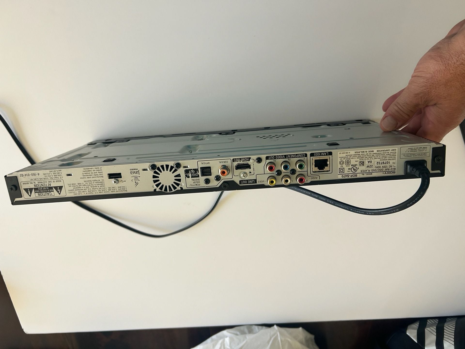 Sony BDP-S470 Blu-Ray Disc DVD Player with Remote 3