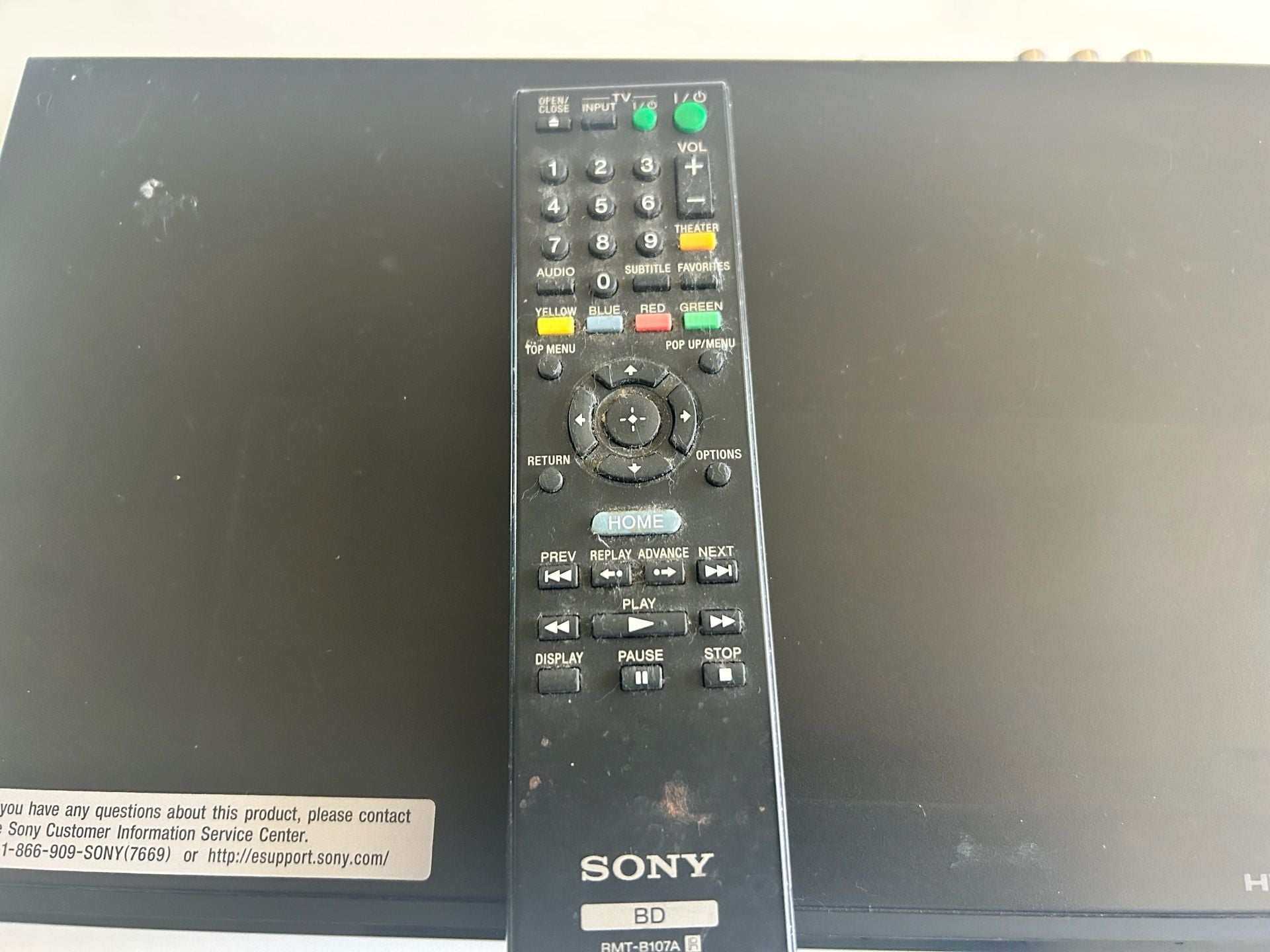 Sony BDP-S470 Blu-Ray Disc DVD Player with Remote 5