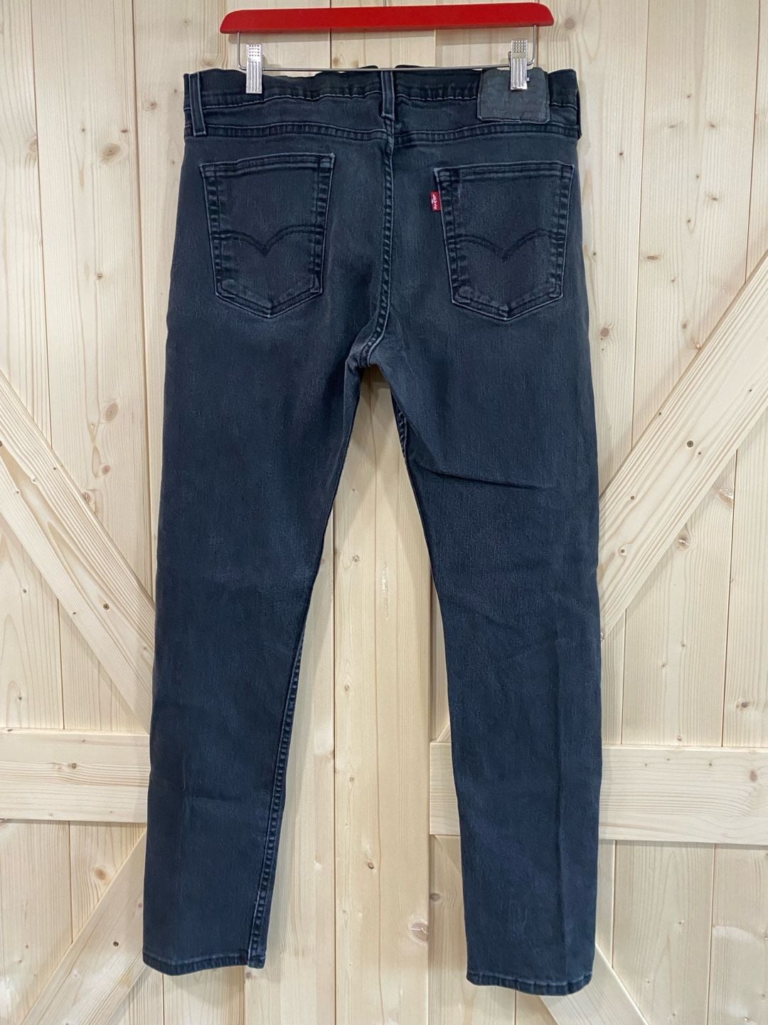 Levi's 510 Skinny Fit Jeans Size 34x32 Black Denim 7