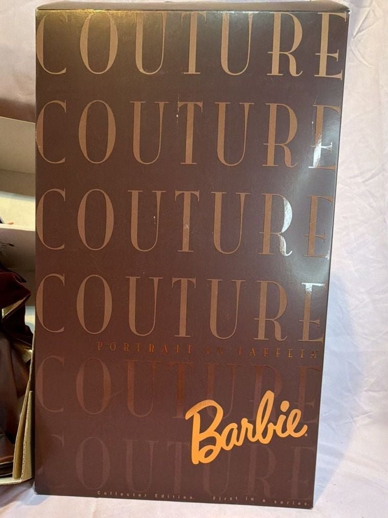 1996 Mattel Barbie Portrait In Taffeta Couture Edition Doll 2