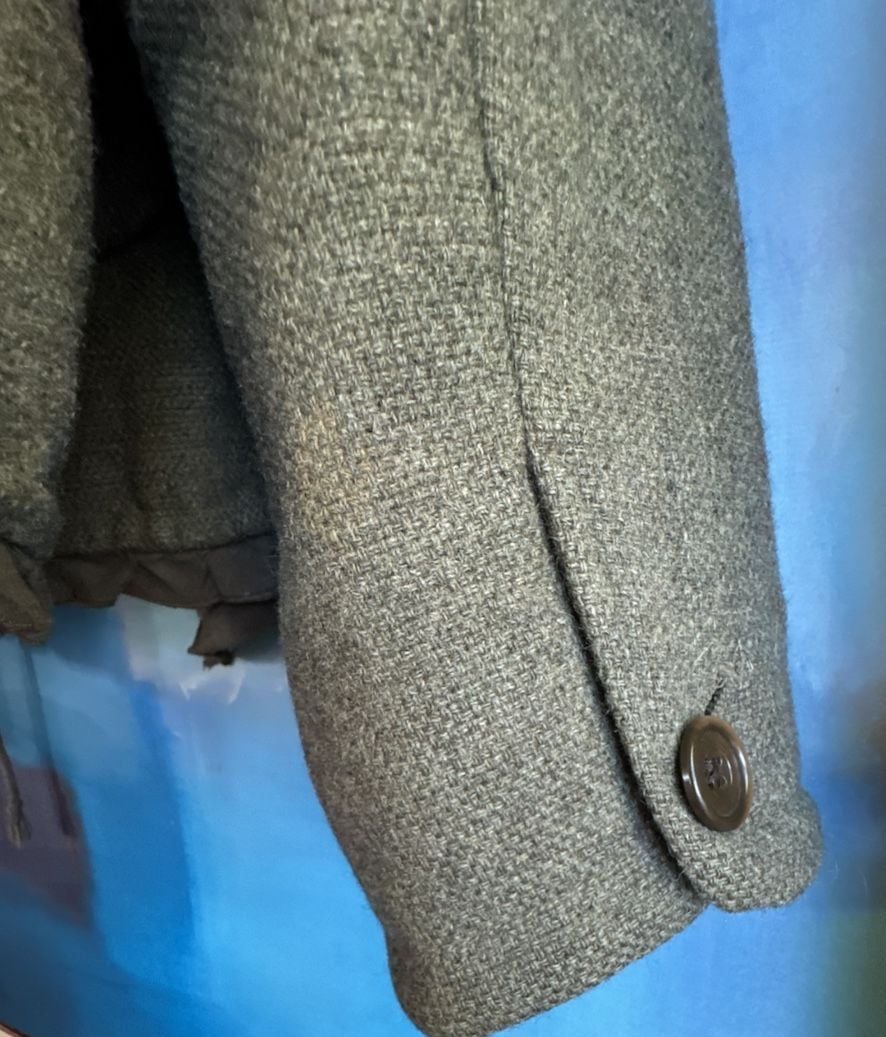 Gap Wool Pea Coat Size XL Green Button Front Jacket 9