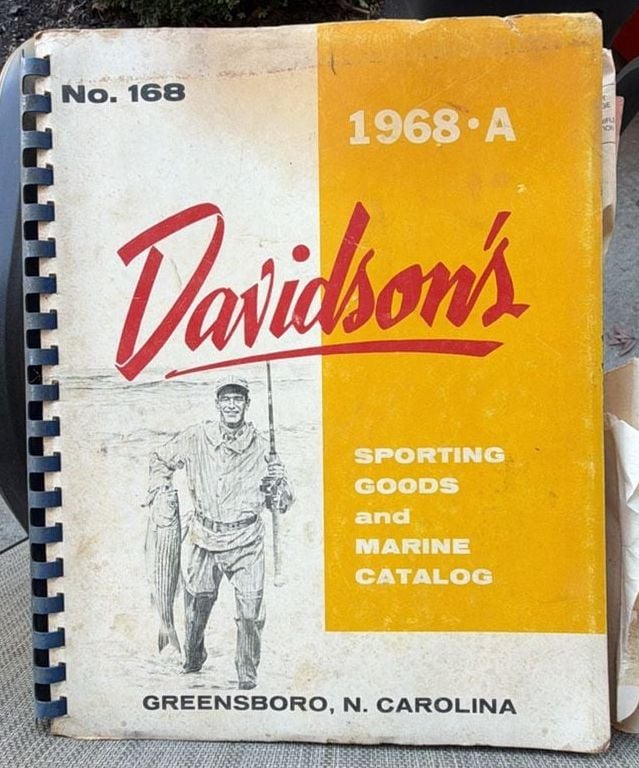 Davidson's Sporting Goods Catalog No 168 1968 1