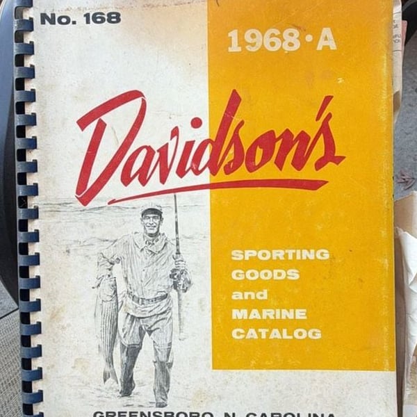 Davidson's Sporting Goods Catalog No 168 1968