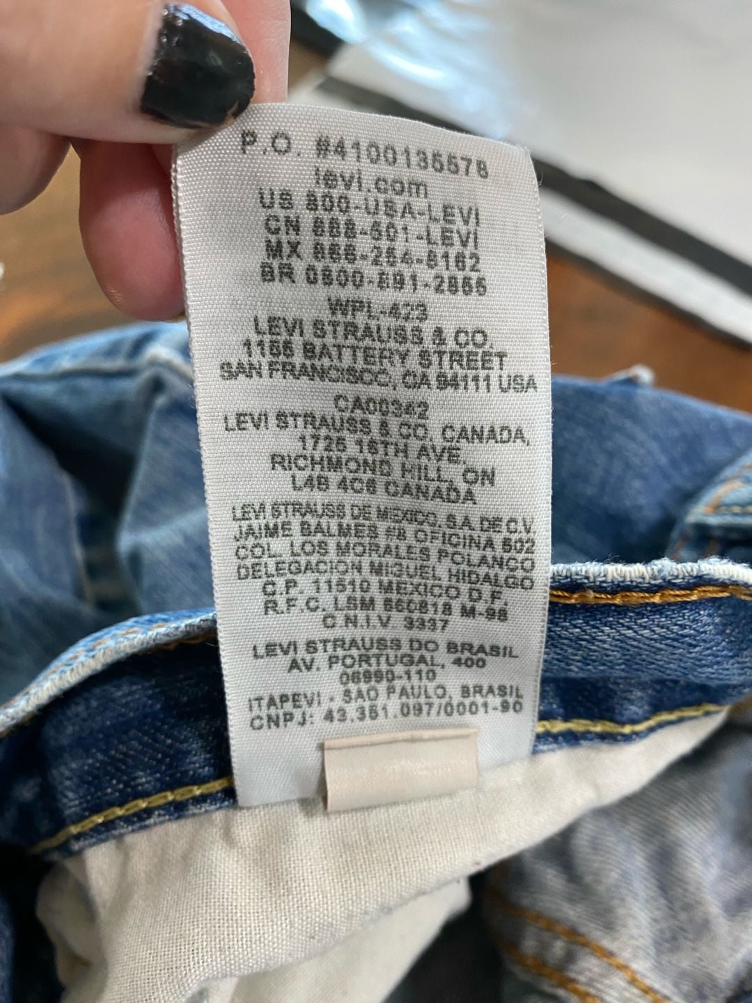 Levi's 559 Relaxed Straight W34 L25 Distressed cropped raw hem Denim Jeans 12