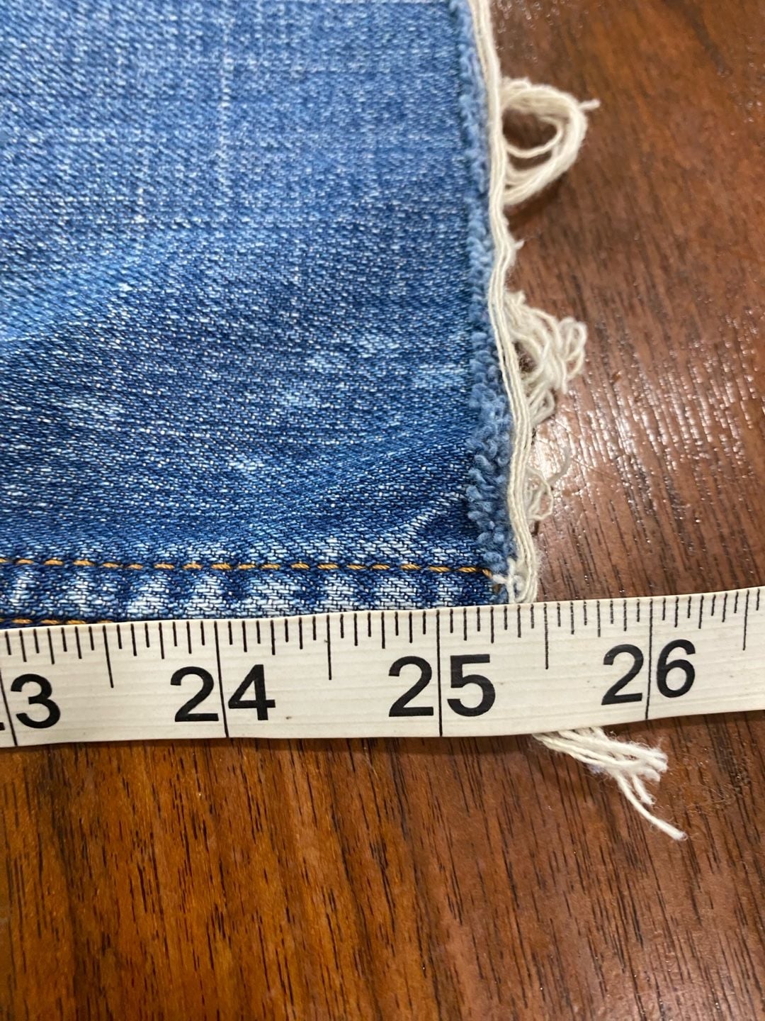 Levi's 559 Relaxed Straight W34 L25 Distressed cropped raw hem Denim Jeans 13