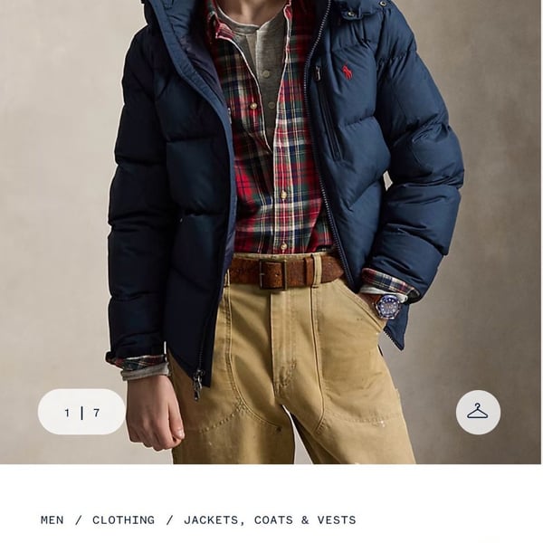 Polo Ralph Lauren The Gorham “El Cap “Down Jacket $368