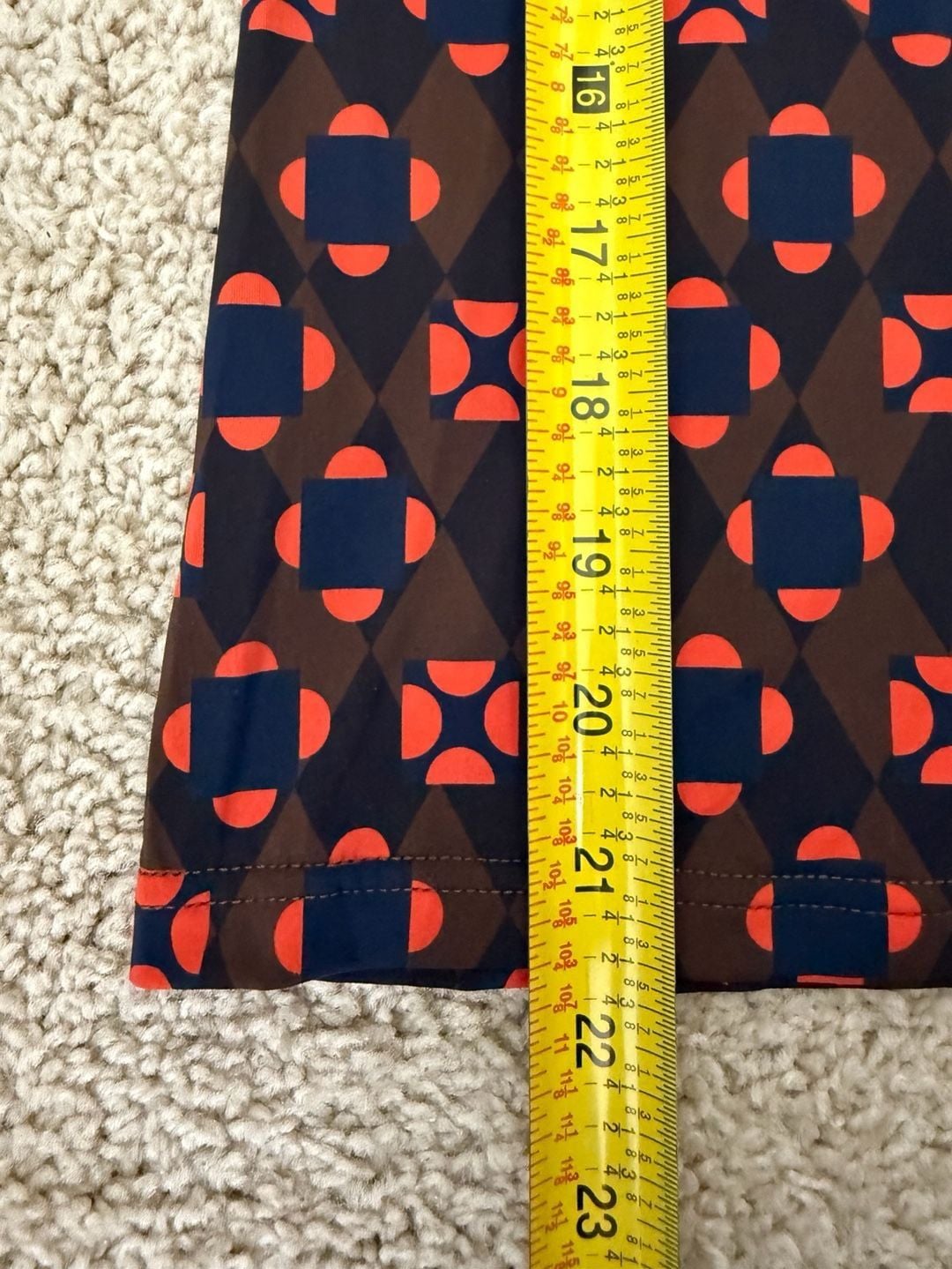 Cynthia Rowley Base Layer Turtleneck Size XS Geo Print Top 5