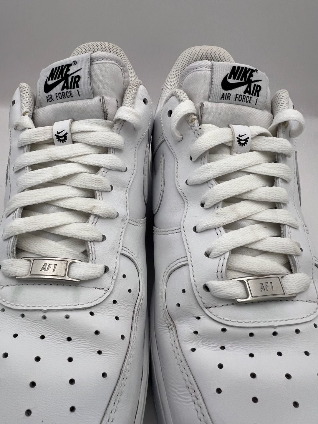 Nike Air Force 1 Low FlyEase Size 10 White Sneakers FD1146-100 8