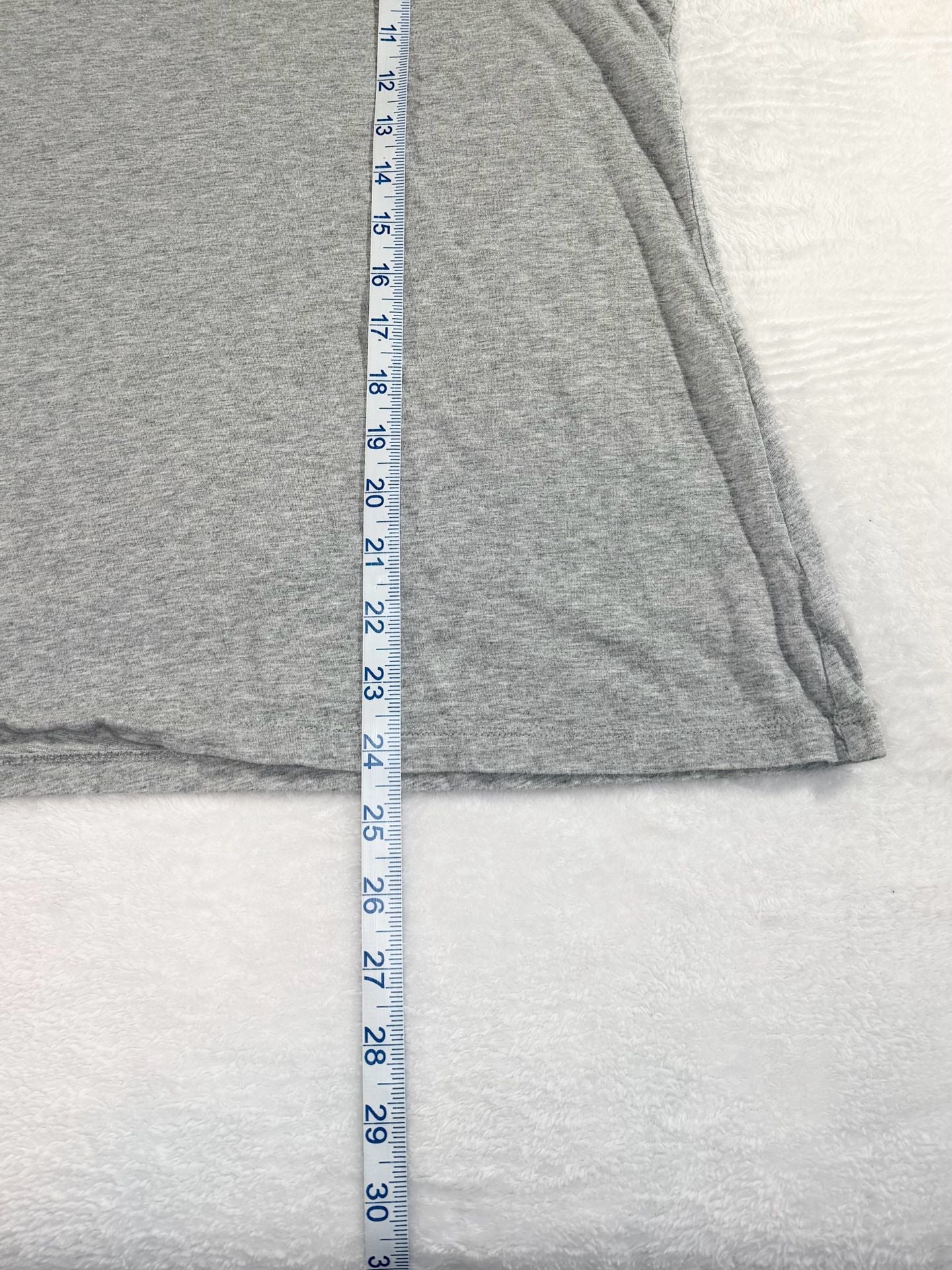 Johnny Was Long Sleeve V-Neck Layering T Shirt XL Gray Butterfly 8
