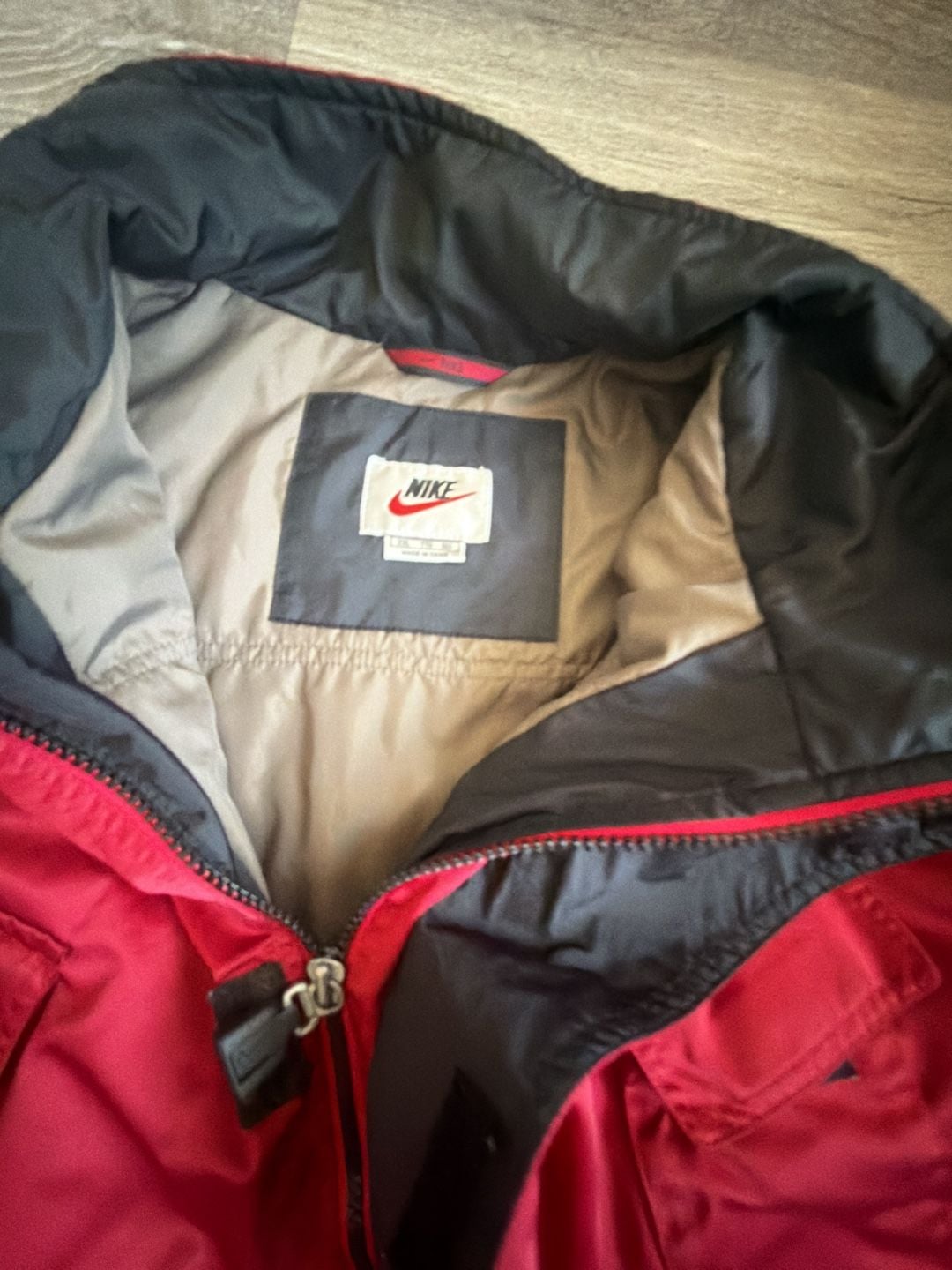Nike Vintage Parka Jacket Size 2XL Red Winter Coat 2