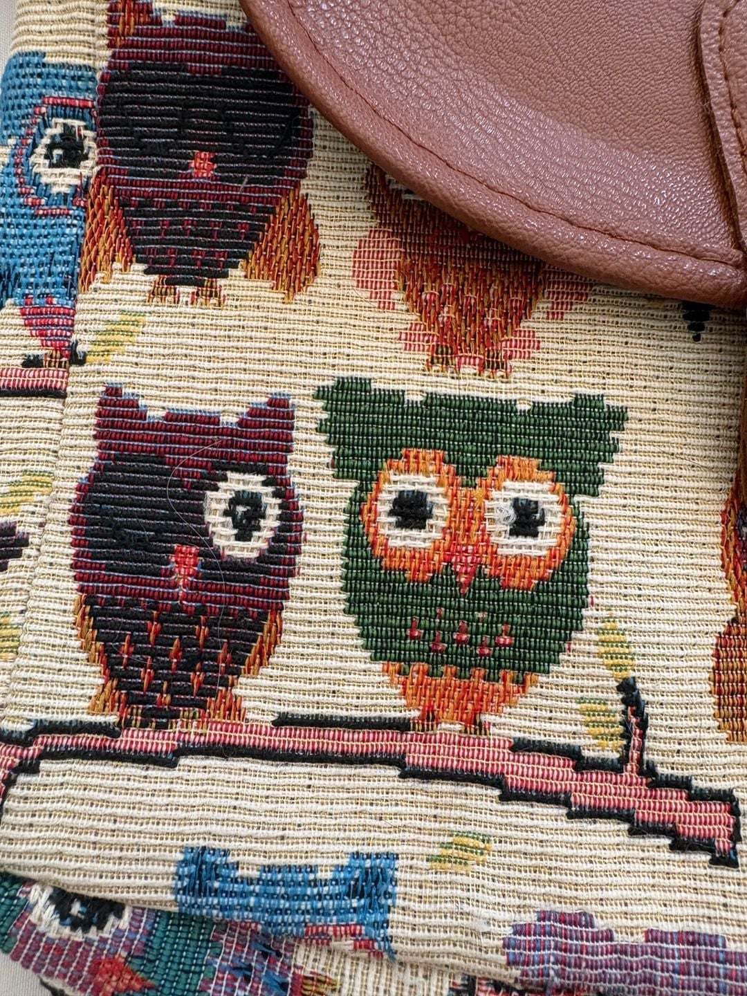 Miyahouse Tapestry Owl Crossbody Bag 3