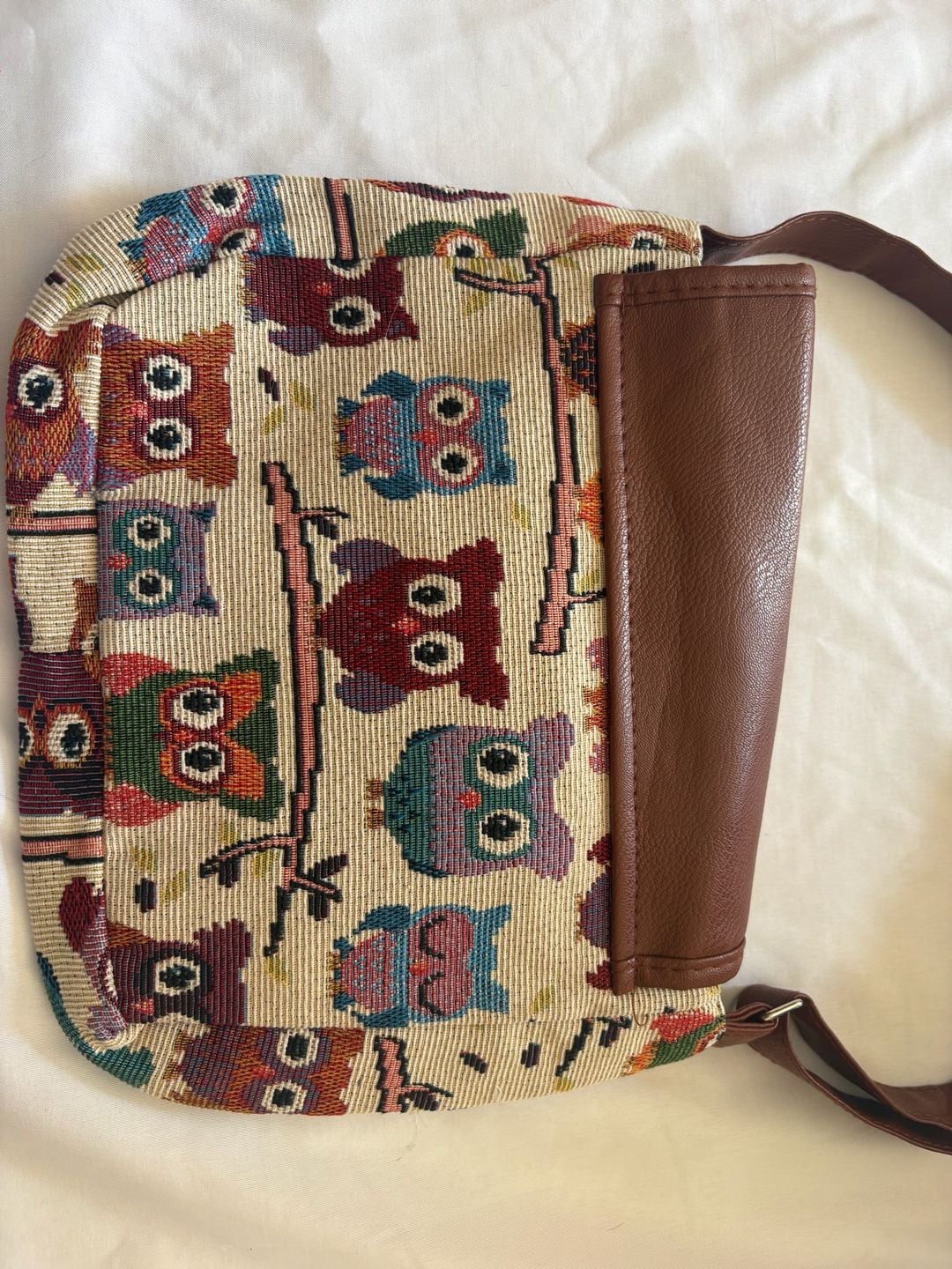 Miyahouse Tapestry Owl Crossbody Bag 6
