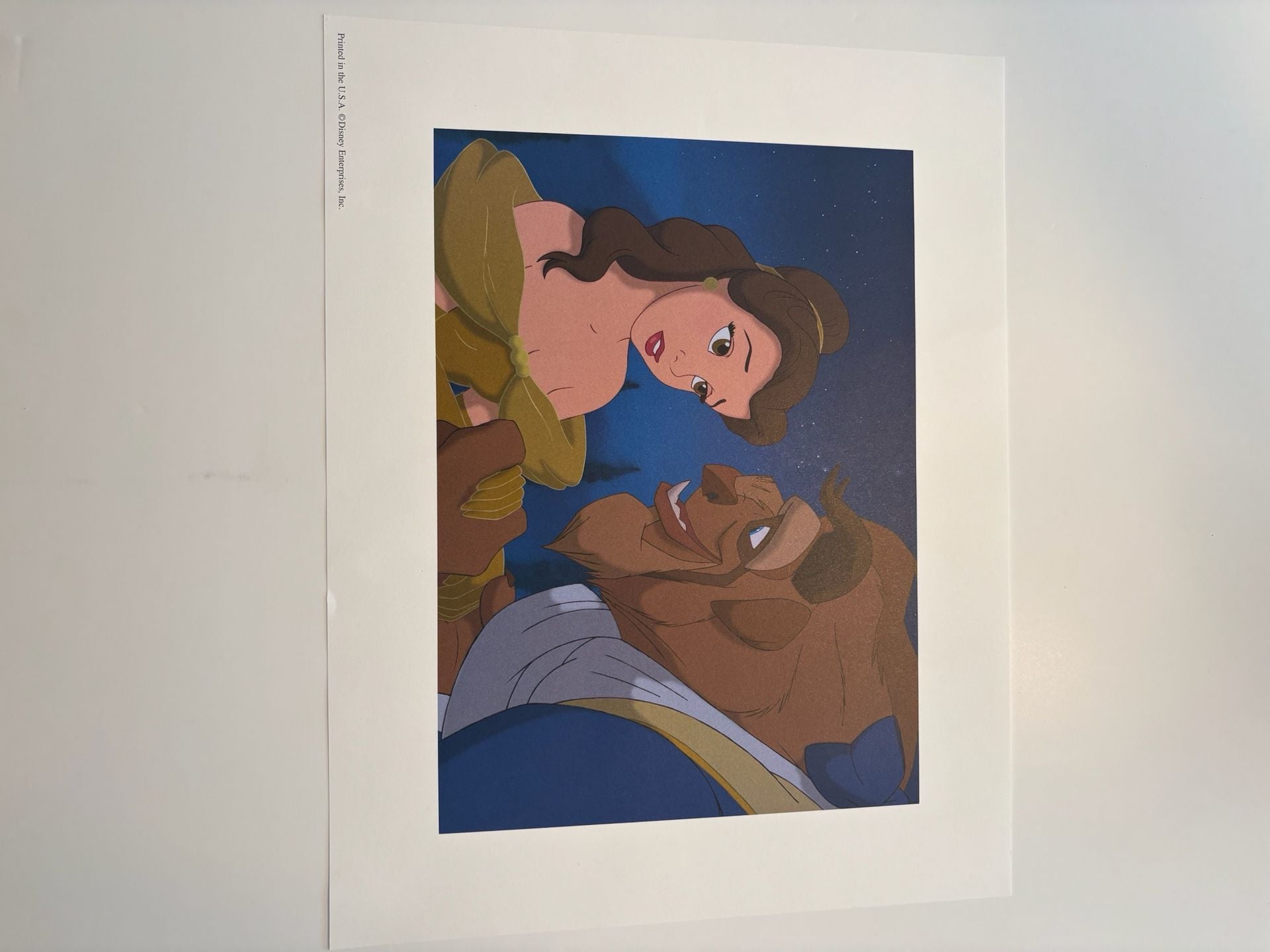 Disney Beauty and the Beast Lithograph Portfolio Set of 4 4