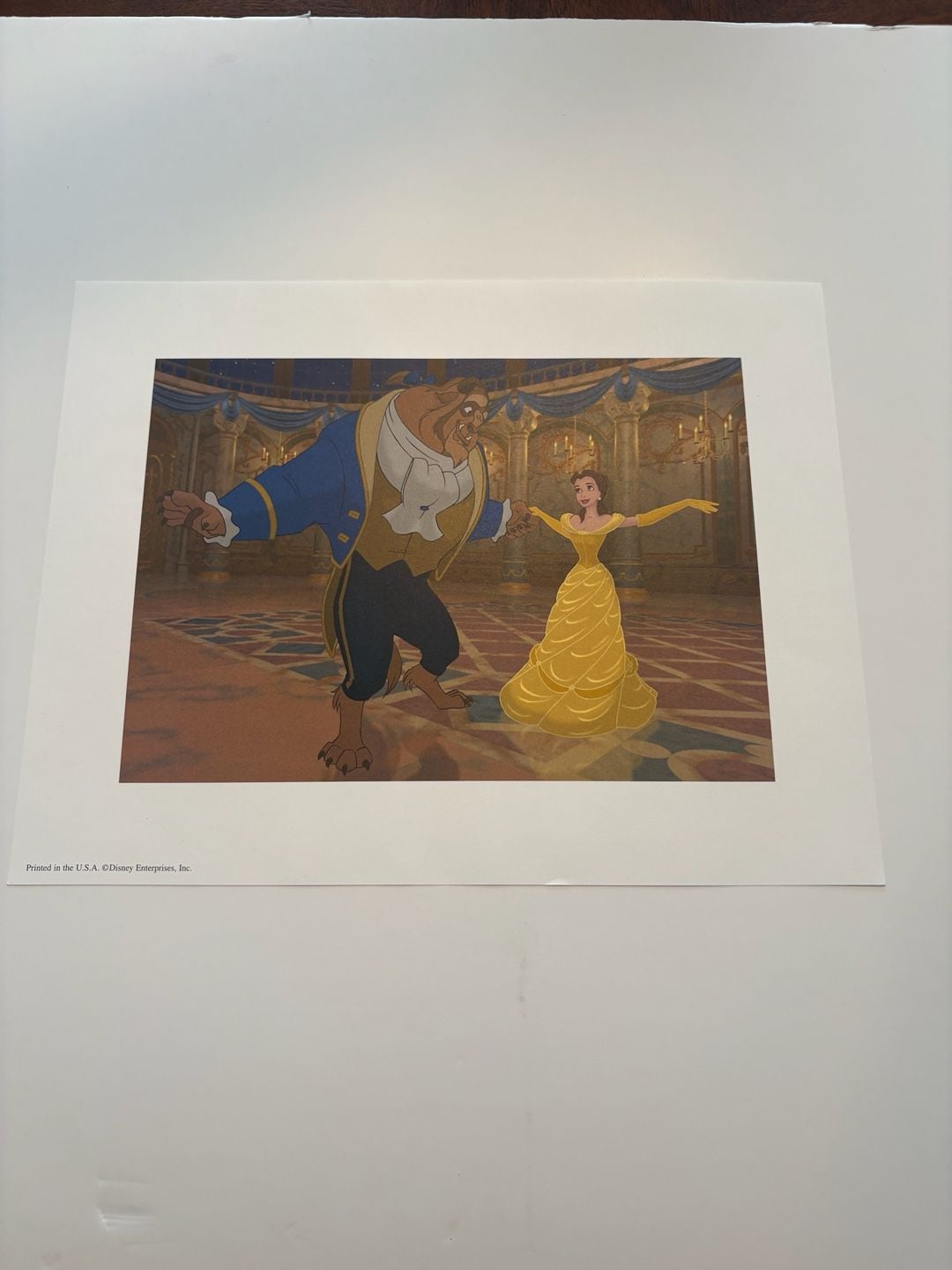 Disney Beauty and the Beast Lithograph Portfolio Set of 4 5