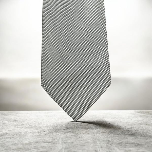 Altea Milano Stripe Neck Tie Grey