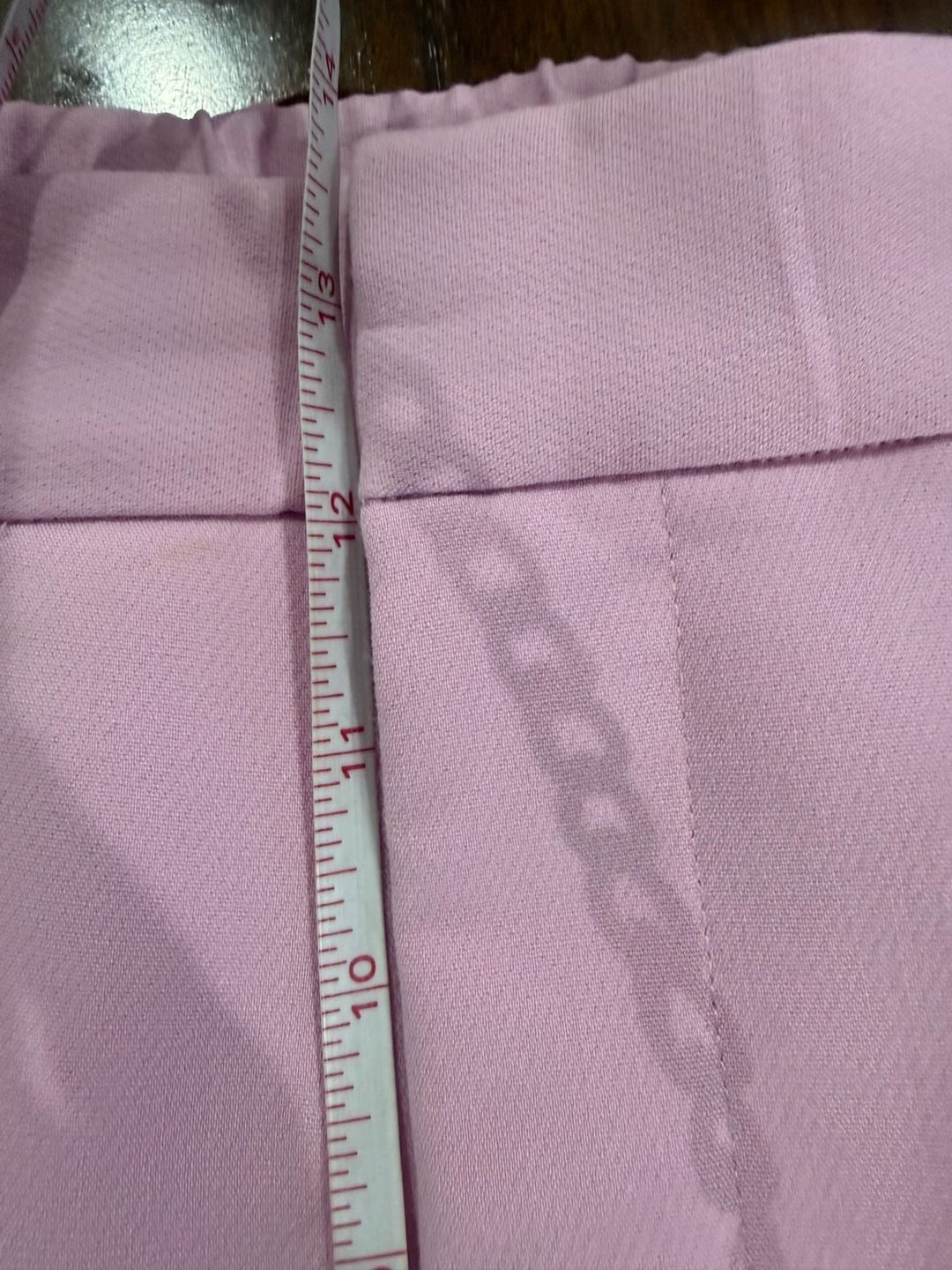 Anthropologie Maeve Lilac Pink High Rise Cuffed Tapered Pants Size 14 8