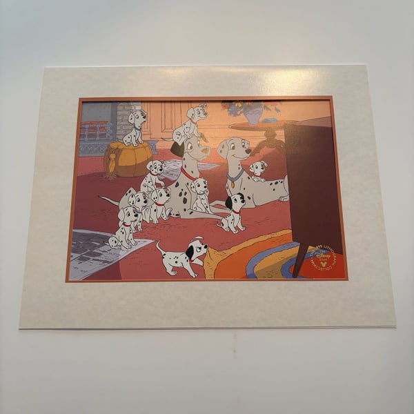 Disney 101 Dalmatians 1999 Lithograph Print 11x14