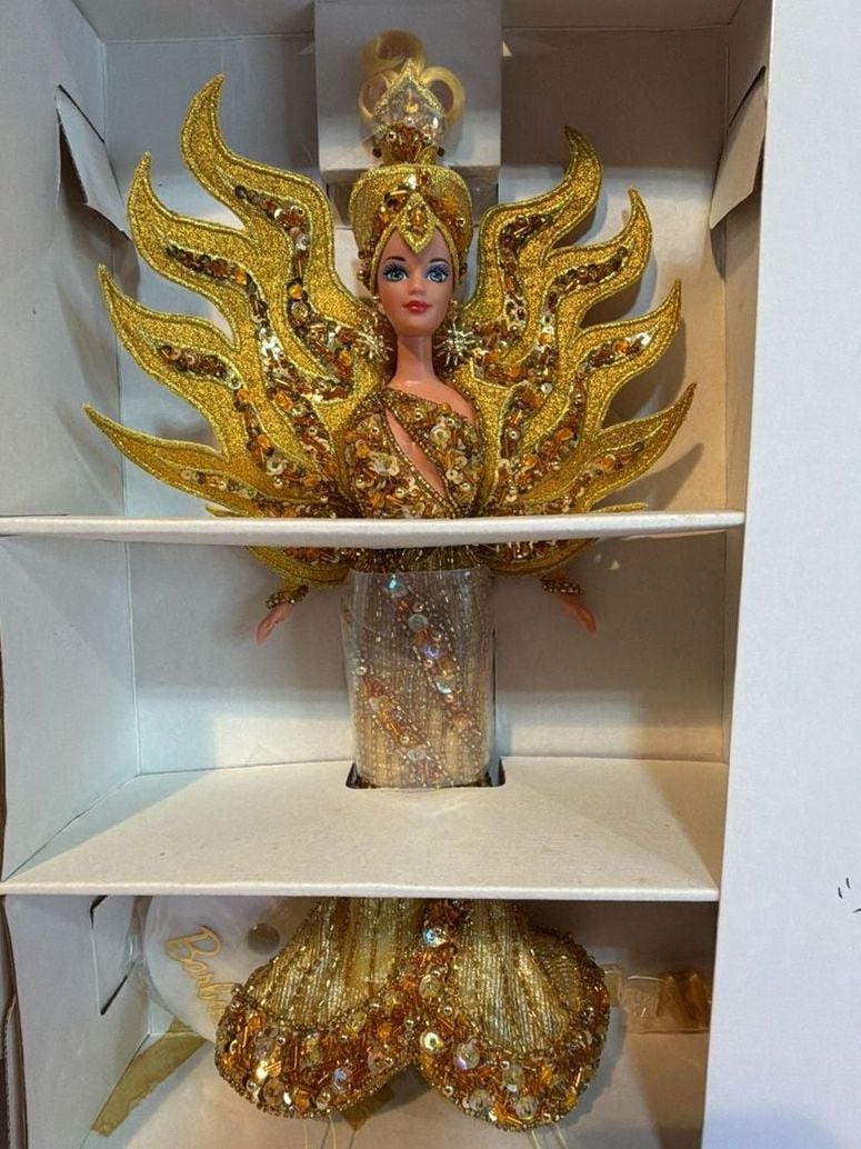 Bob Mackie Moon Goddess & Goddess Of The Sun Barbie Doll Set 4