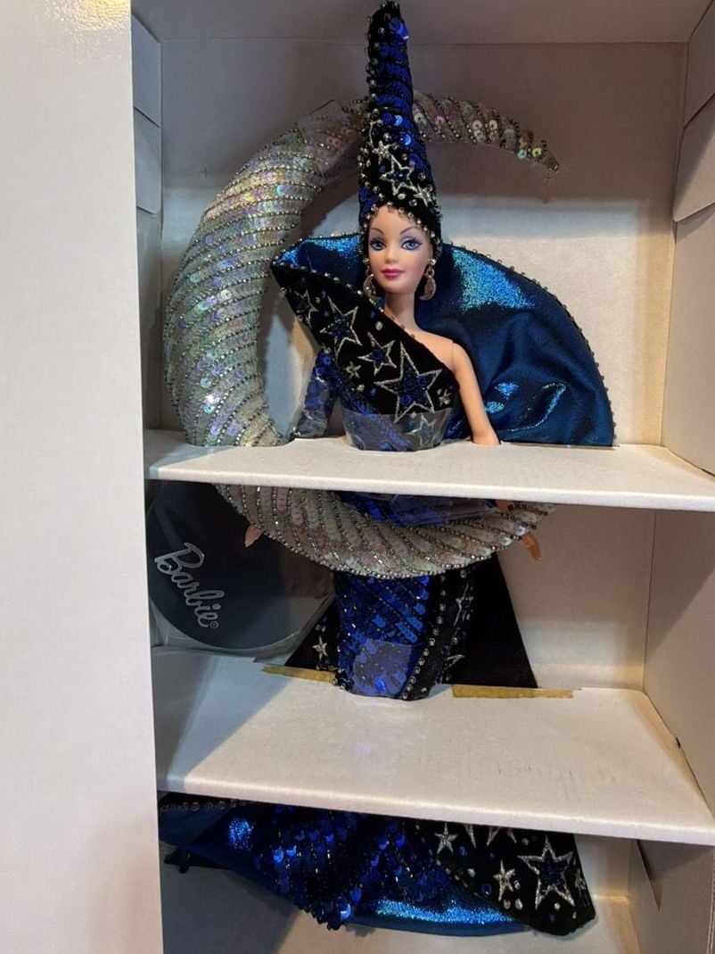 Bob Mackie Moon Goddess & Goddess Of The Sun Barbie Doll Set 5