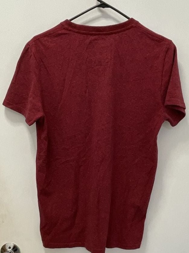 Superdry T-Shirt Size M Red Vintage Logo Graphic Tee 3