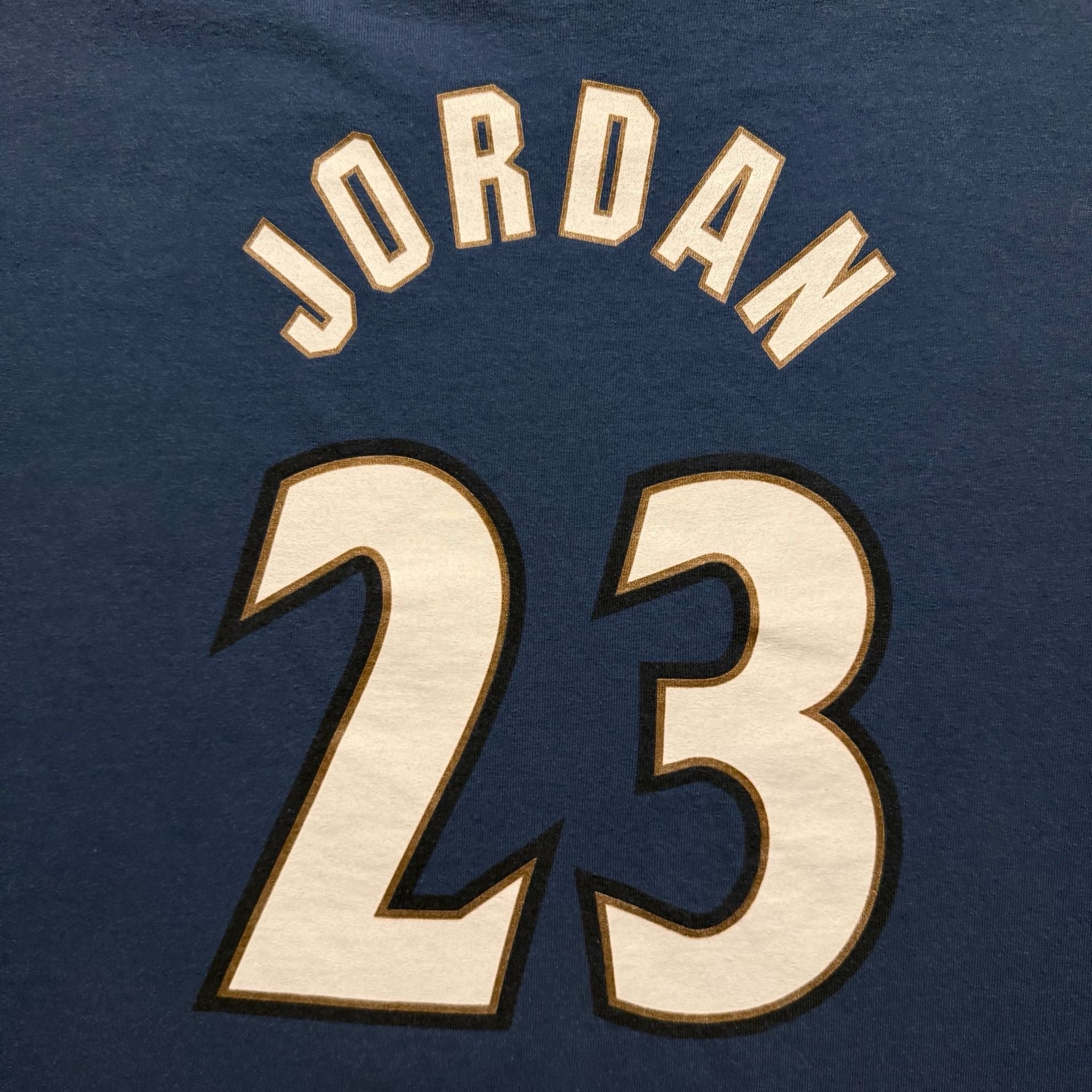 Vintage Nike Washington Wizards Michael Jordan #23 NBA T-Shirt Blue XL Y2K 7
