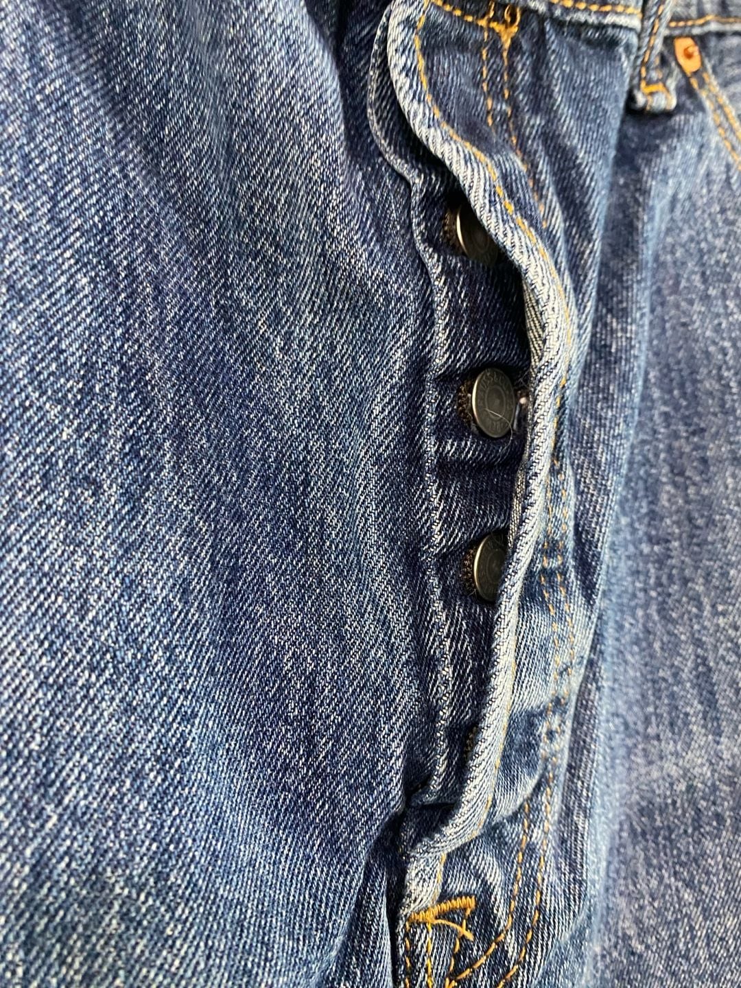 Levi's 501 Original Fit Jeans Size 40x30 Blue Denim Button Fly 2