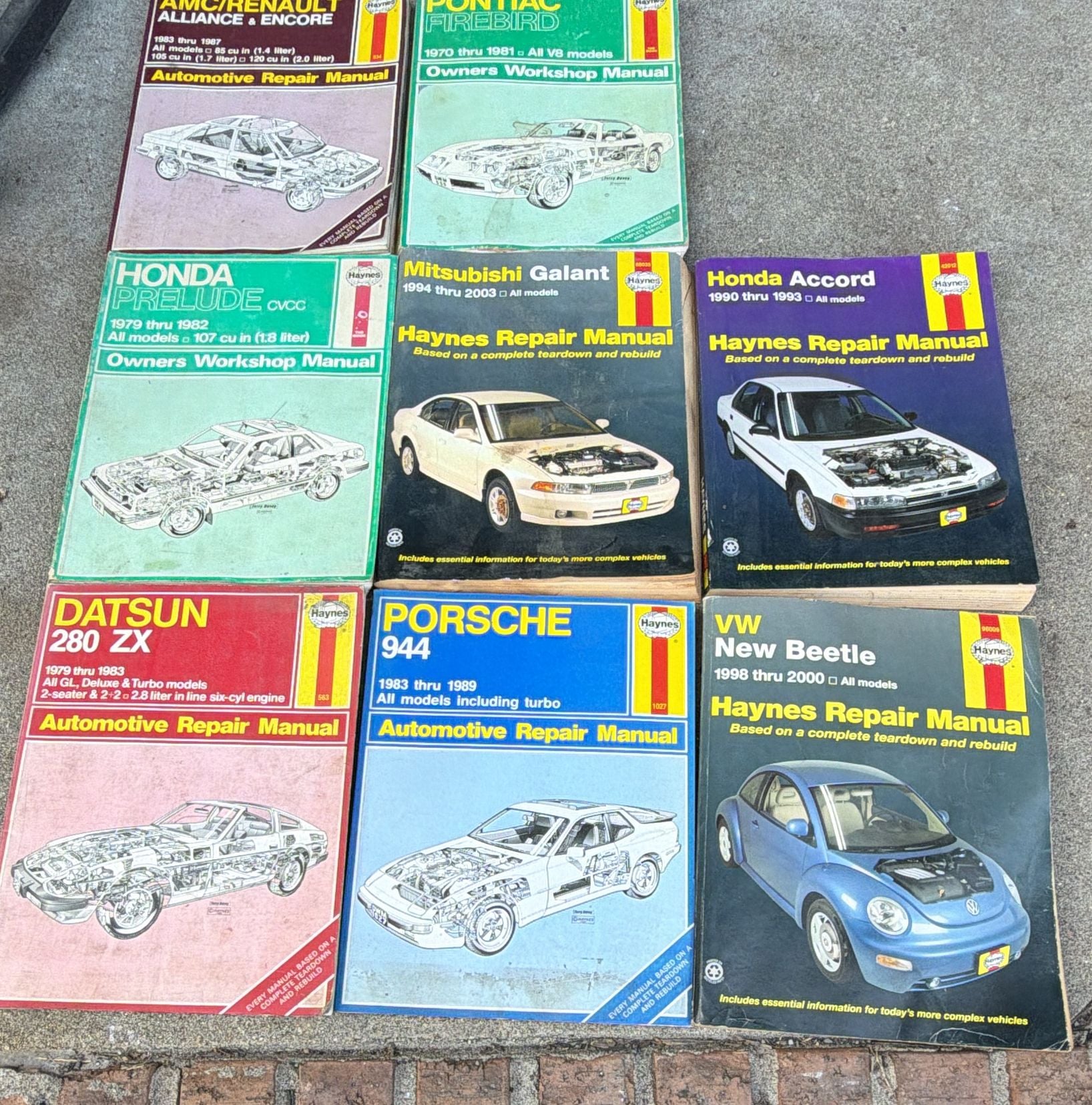 Haynes Automotive Repair Manual Assortment Lot Of 8 3