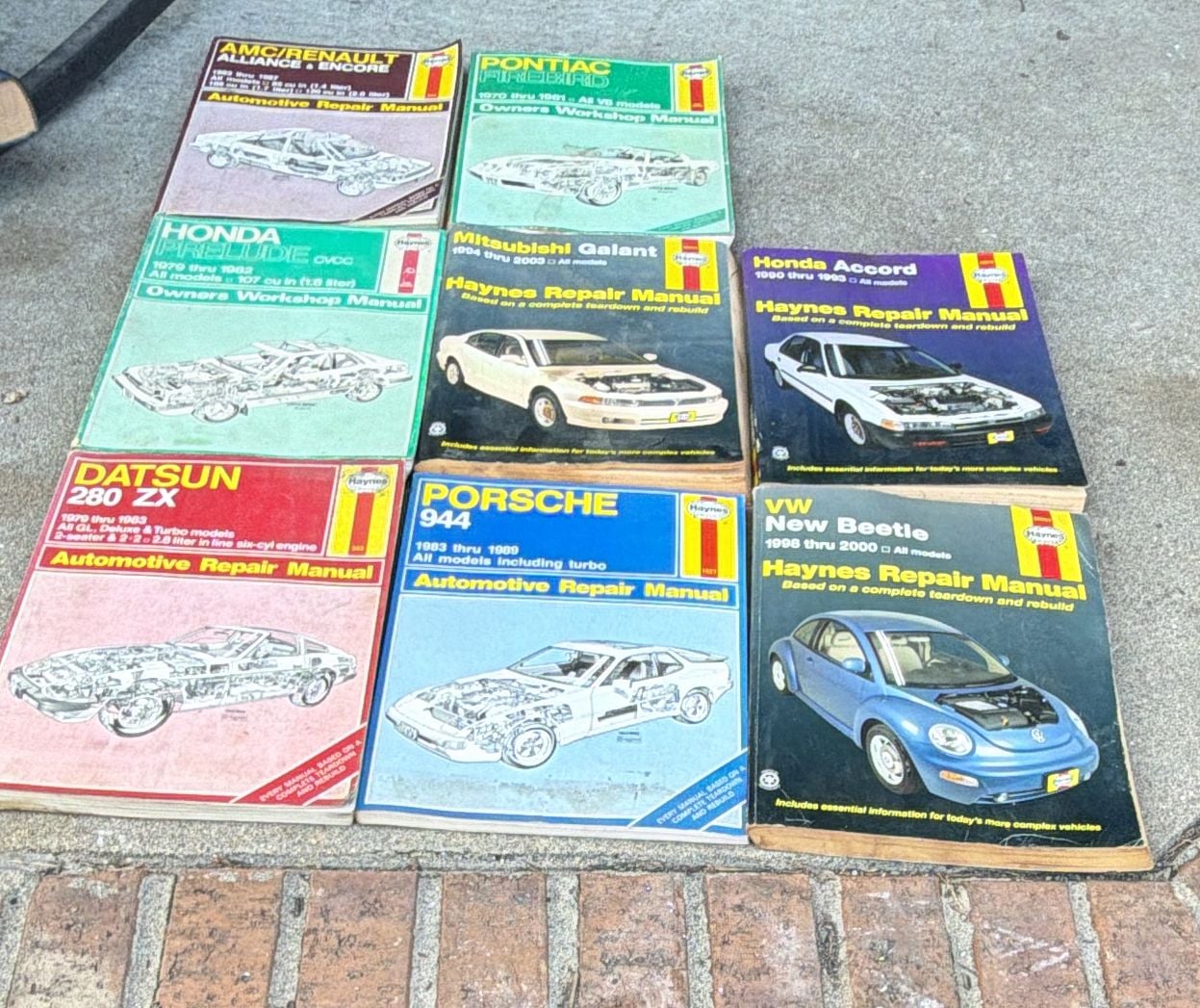 Haynes Automotive Repair Manual Assortment Lot Of 8 4