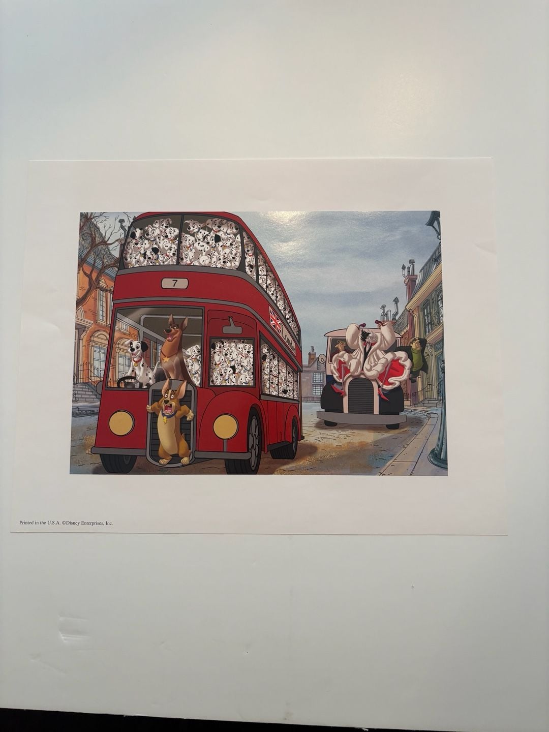 Disney 101 Dalmatians II Patch's London Adventure Lithograph Set 7