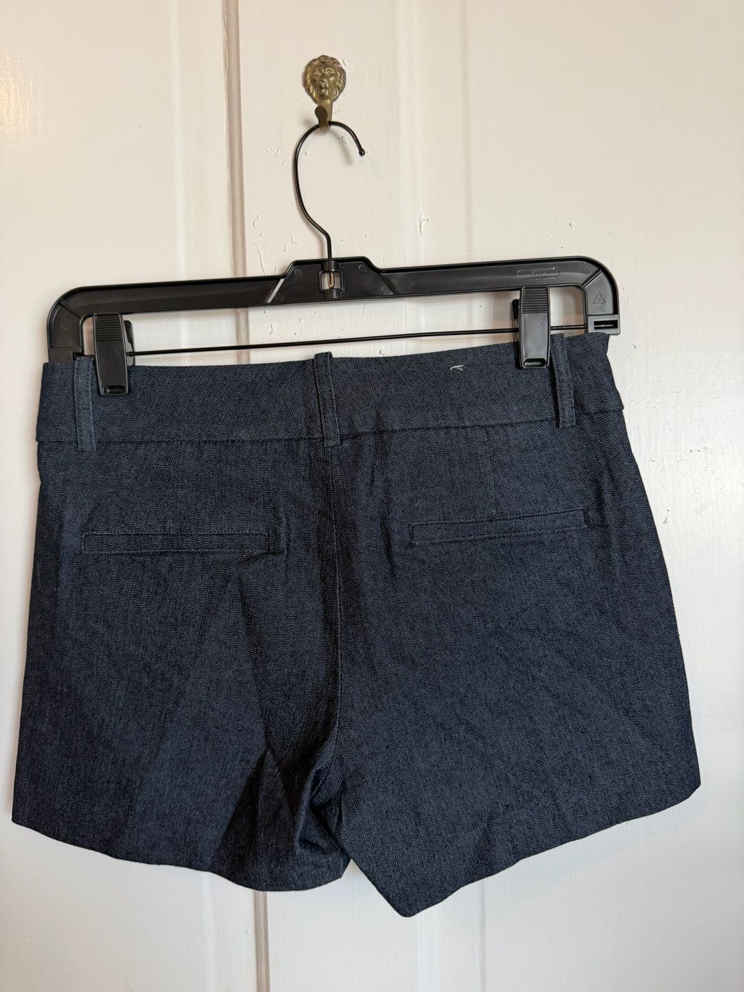Calvin Klein Shorts Size 0 Dark Denim Tailored Front Seam 7