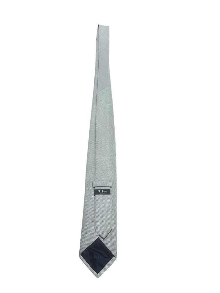 Altea Milano Stripe Neck Tie Grey 8