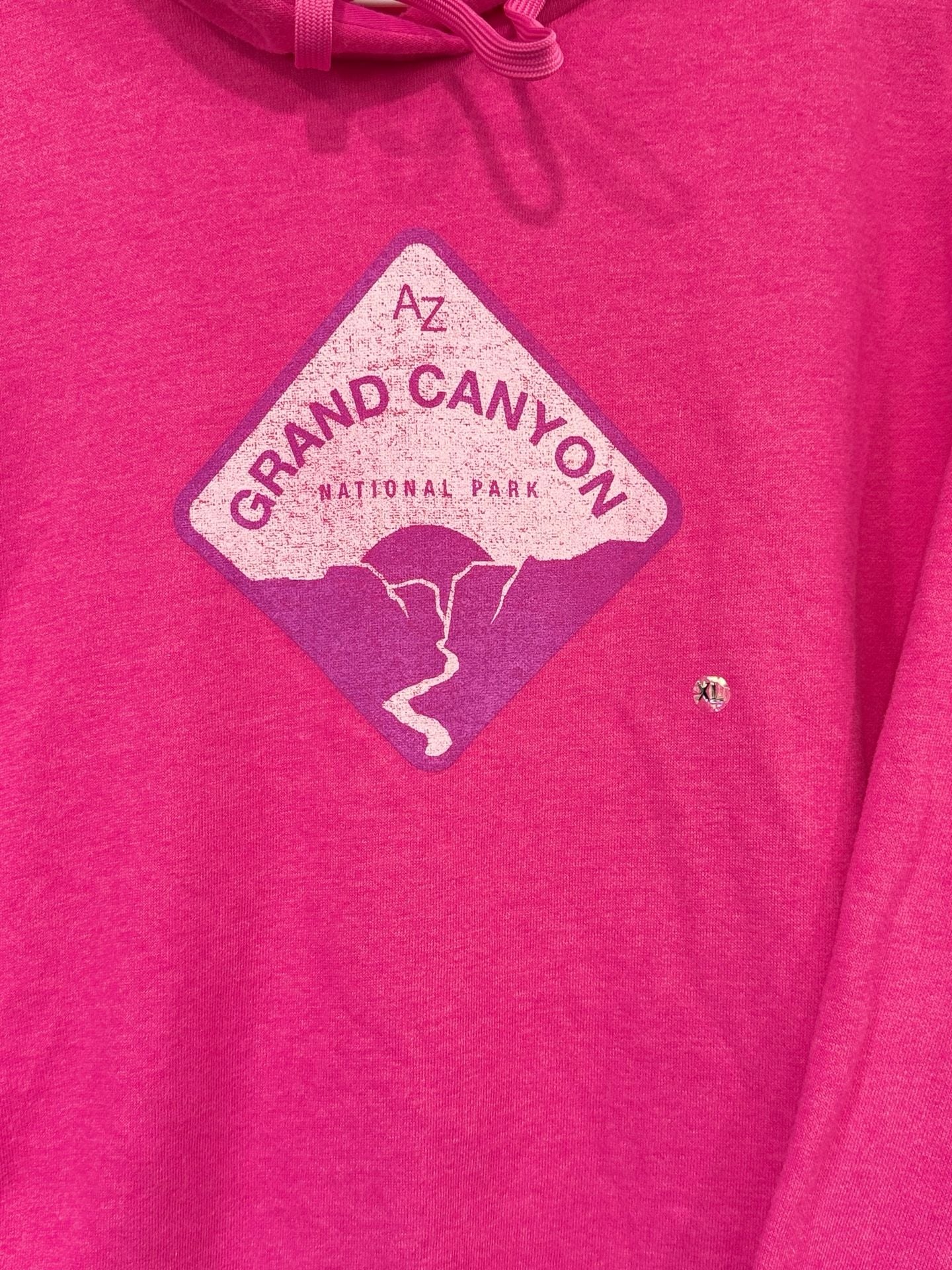 The North Face Grand Canyon Hoodie Size XL Pink National Park 6