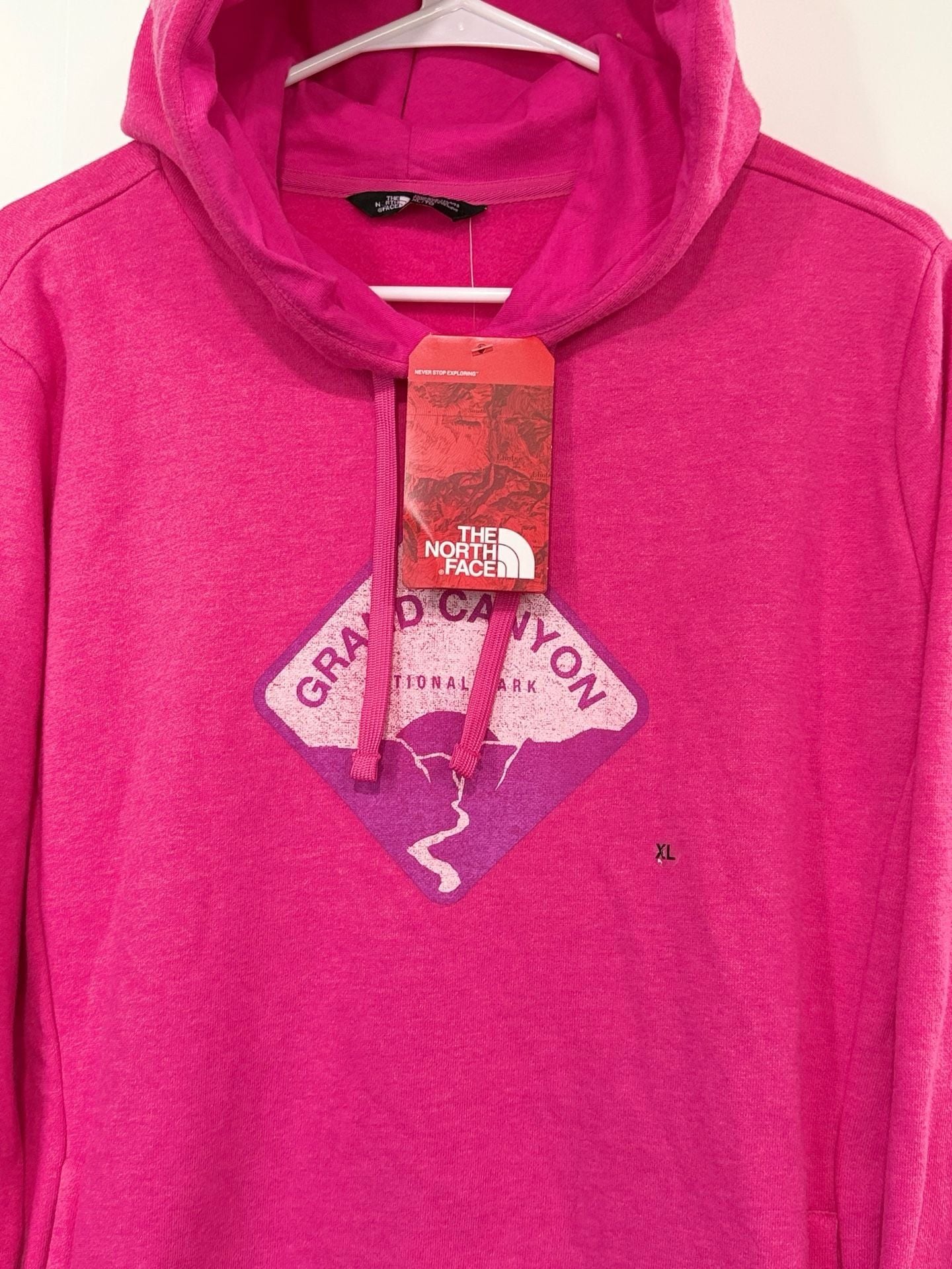 The North Face Grand Canyon Hoodie Size XL Pink National Park 3