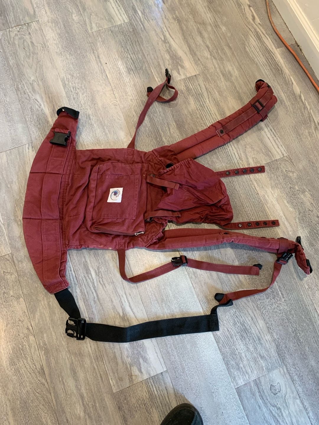 Ergobaby Original Baby Carrier Maroon Soft Structured 2