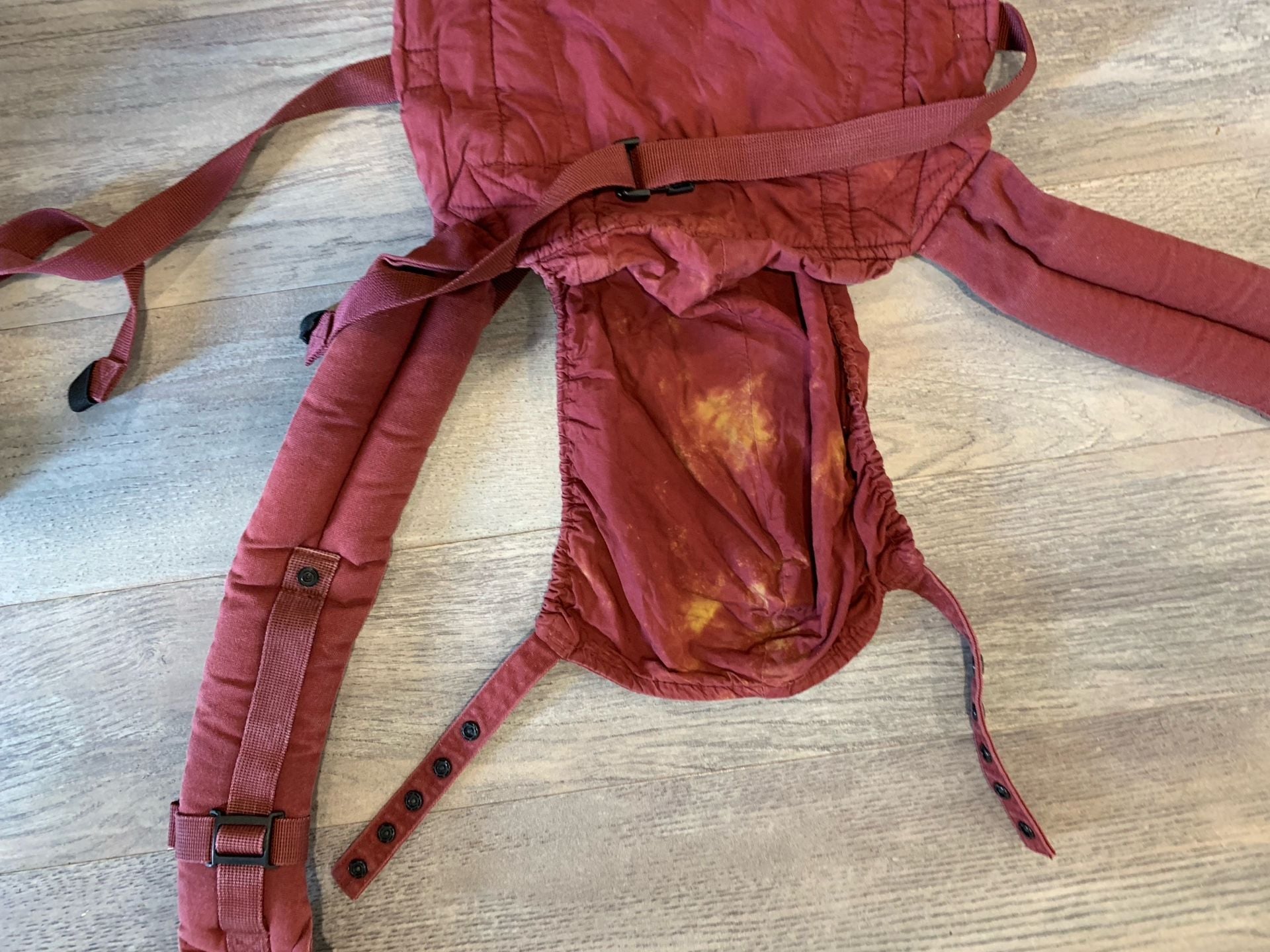 Ergobaby Original Baby Carrier Maroon Soft Structured 5