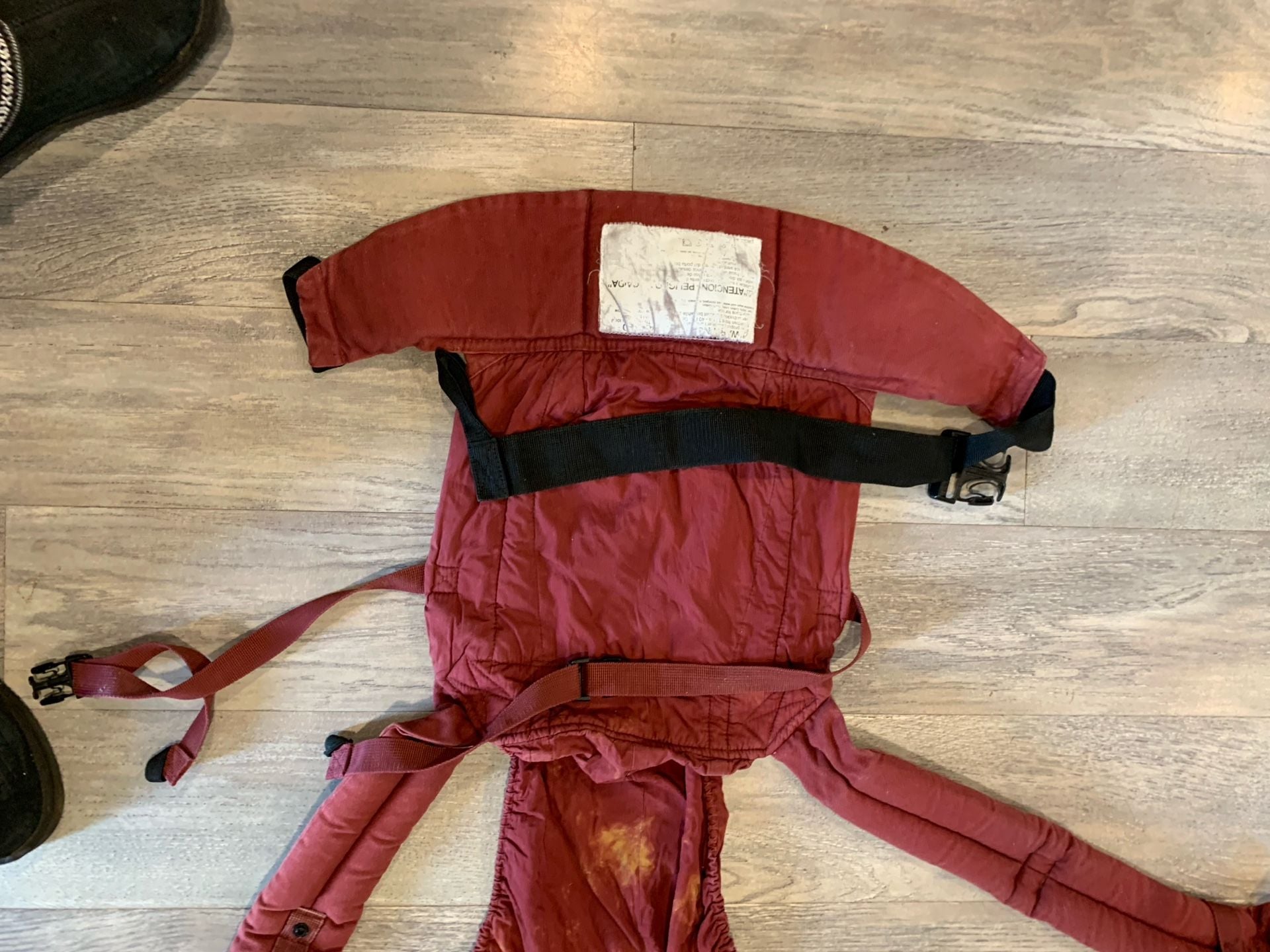 Ergobaby Original Baby Carrier Maroon Soft Structured 6