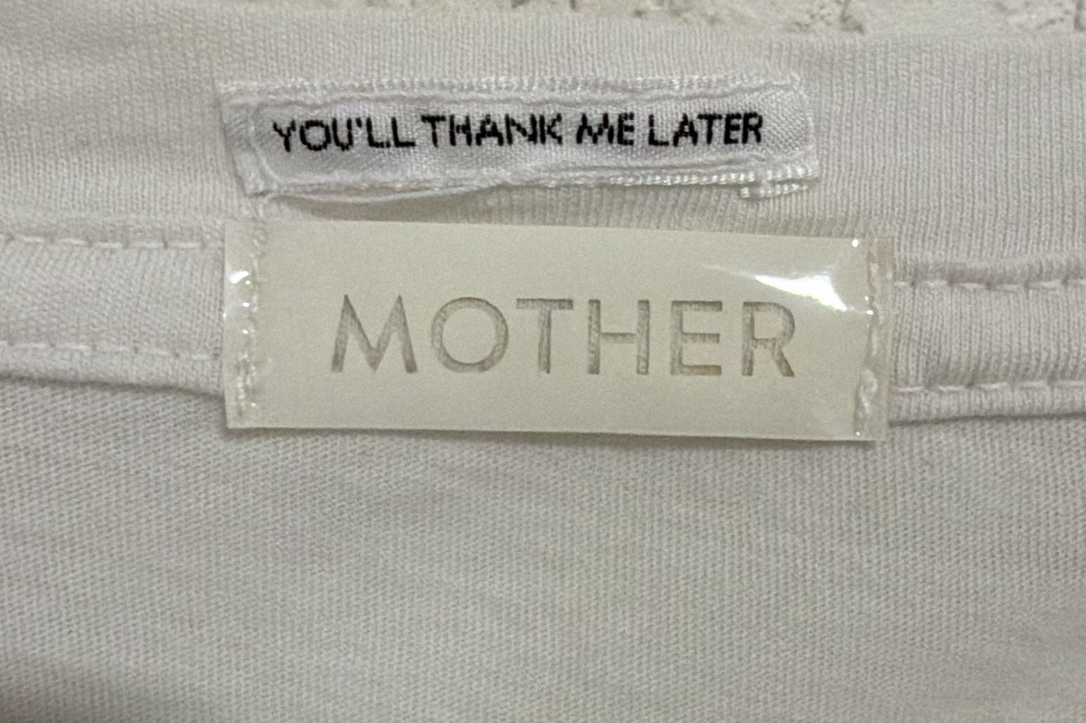 MOTHER Graphic T-Shirt Size S White A Llama Love 3
