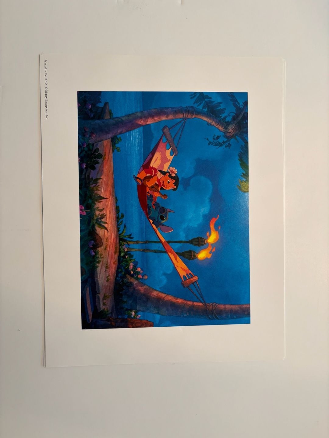 Disney Lilo & Stitch Lithograph Poster Print Set 4