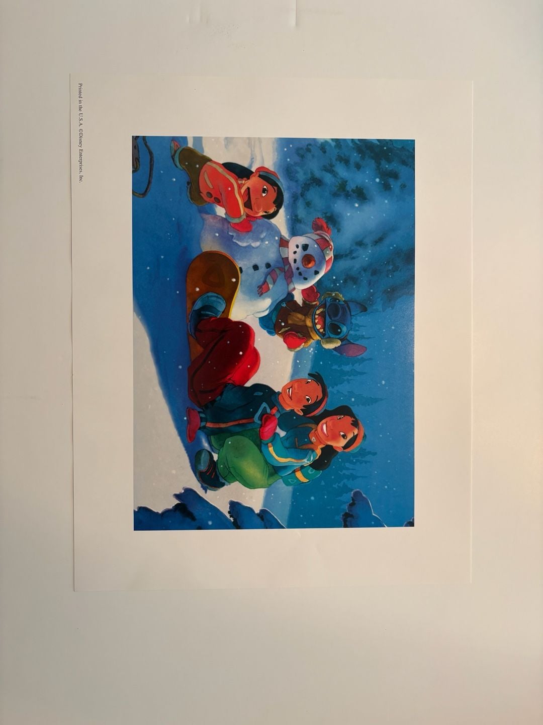 Disney Lilo & Stitch Lithograph Poster Print Set 5