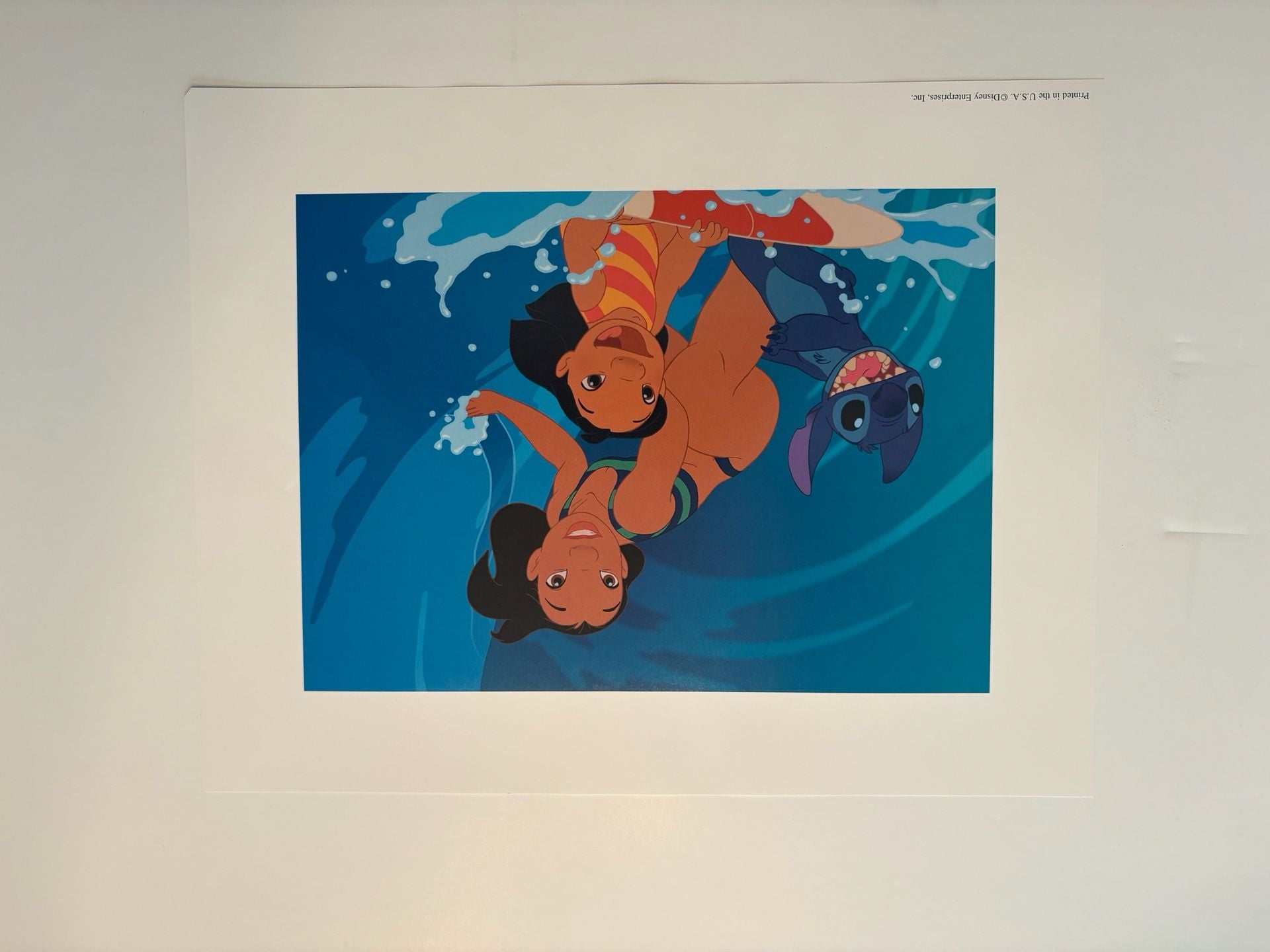 Disney Lilo & Stitch Lithograph Poster Print Set 6